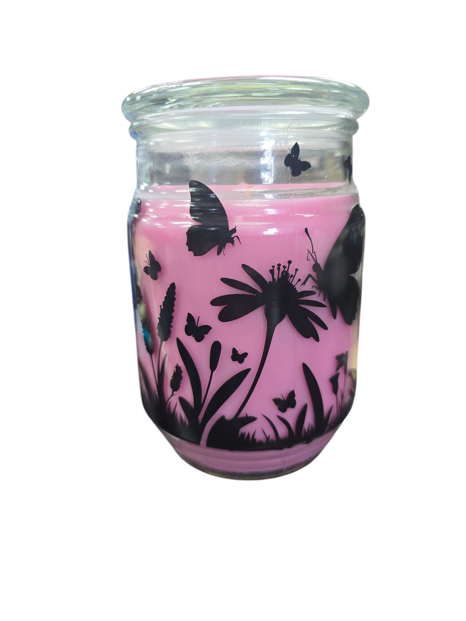 Enchanted Garden Scented Candles - Floral & Butterfly Print