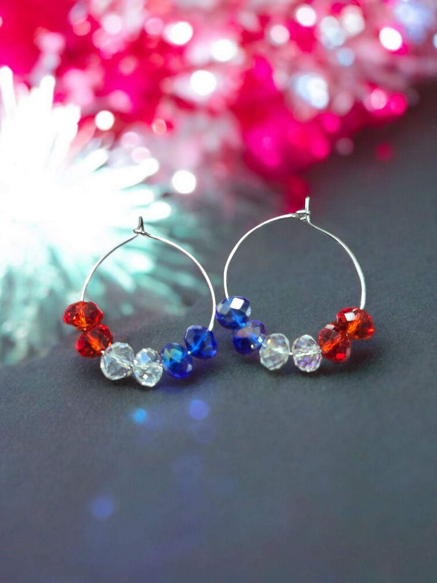 Patriotic Red, White & Blue Jewelry | Earrings, Bracelets & Sets