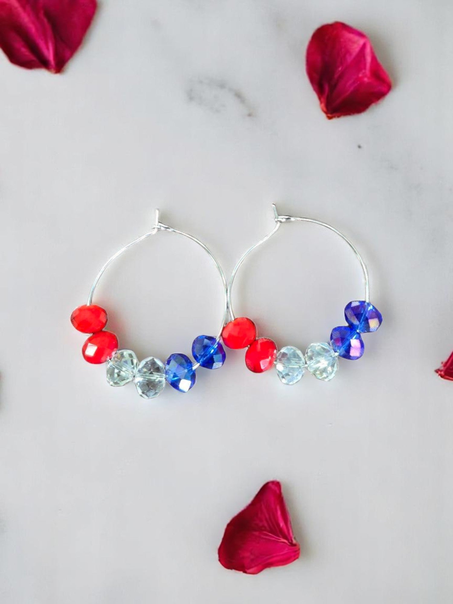 Patriotic Red, White & Blue Jewelry | Earrings, Bracelets & Sets