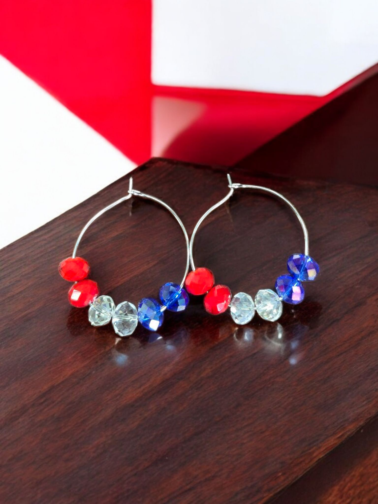 Patriotic Red, White & Blue Jewelry | Earrings, Bracelets & Sets