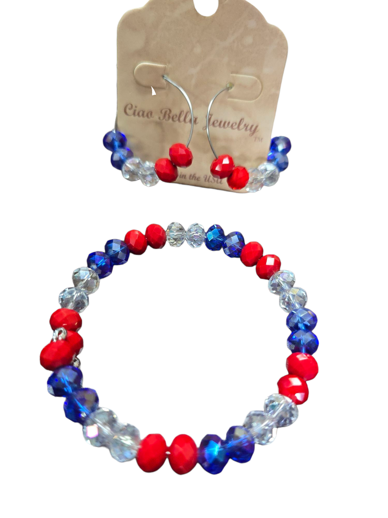 Patriotic Red, White & Blue Jewelry | Earrings, Bracelets & Sets