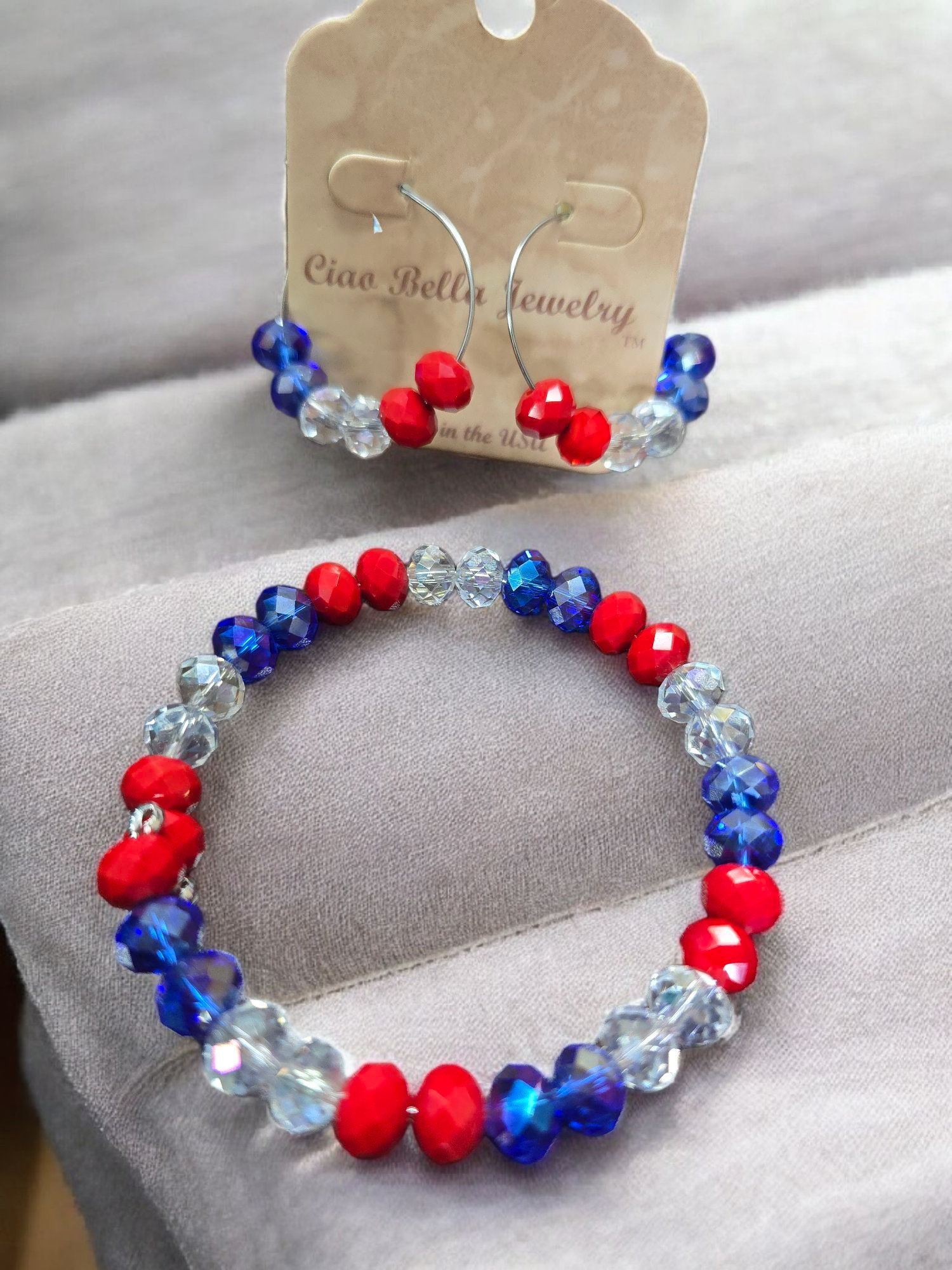 Patriotic Red, White & Blue Jewelry | Earrings, Bracelets & Sets