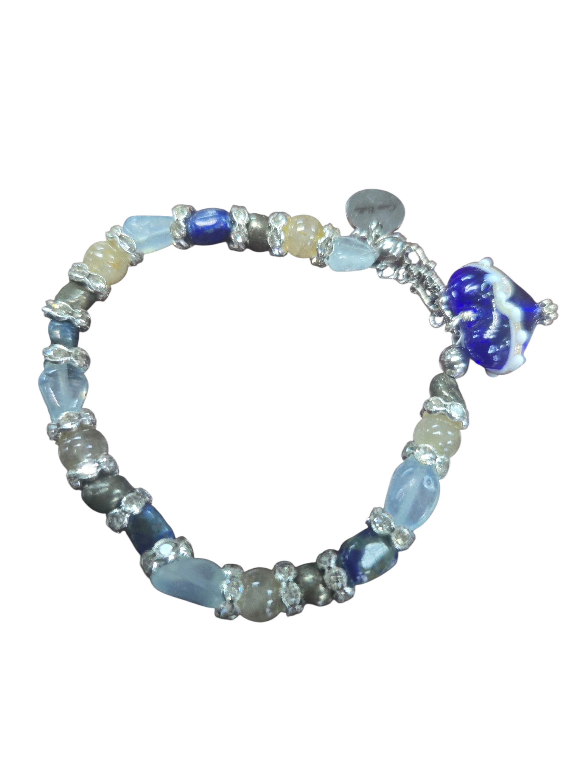 The Hope Collection | Lapis & Aquamarine Sterling Silver Cancer Charity Jewelry Set | Sterling Silver