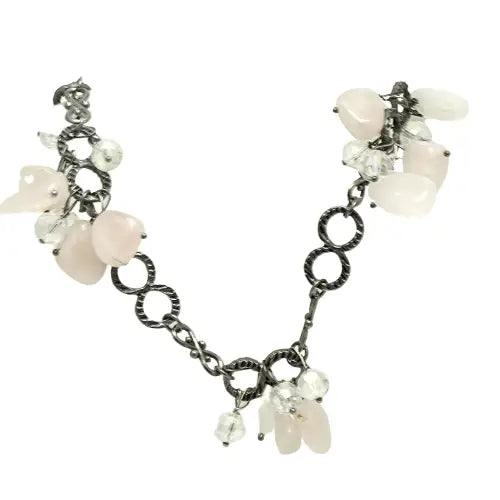 Artisanal Floating Gemstone Cluster Necklace Collection