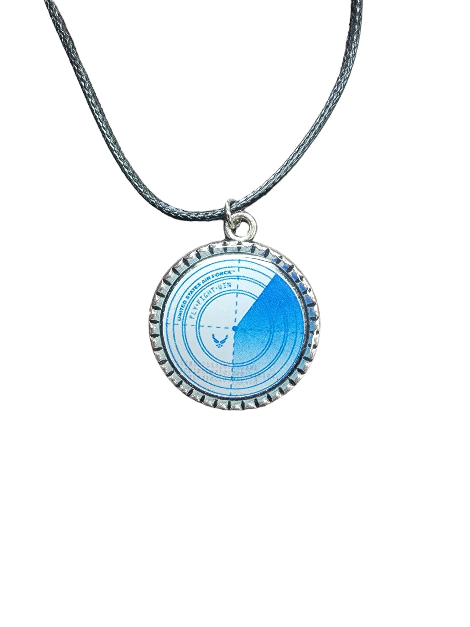 Army, Navy, Air Force, Space Force, Marine Corps Logo Pendant Necklaces | Made in the USA |, Officially Licensed