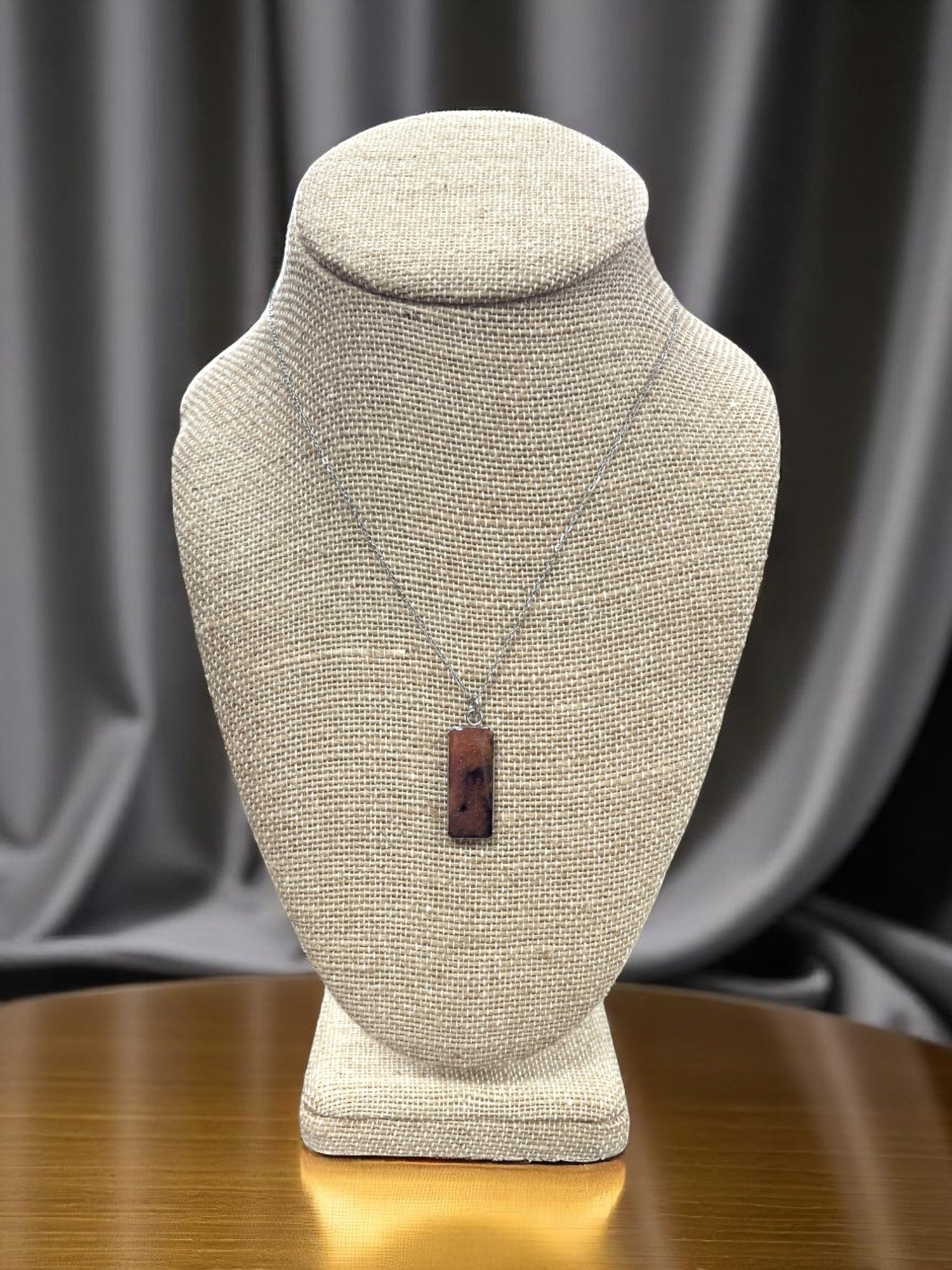 Dazzling Glitter Resin Necklace | A Kaleidoscope of Orange, Purple, Yellow, & Black