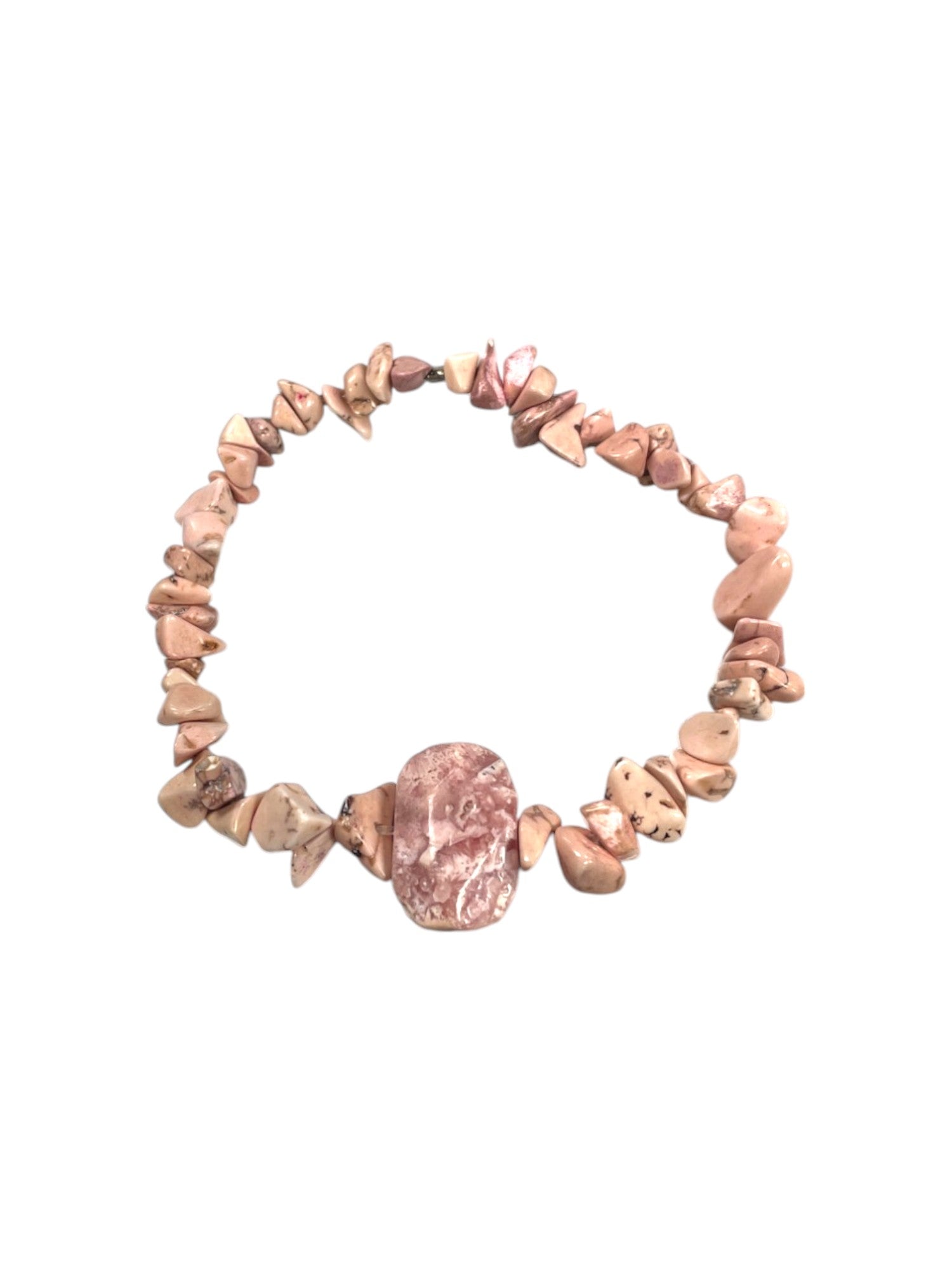 Rhodonite Stone Stretch Bracelet | Unique and Healing Gemstone Jewelry