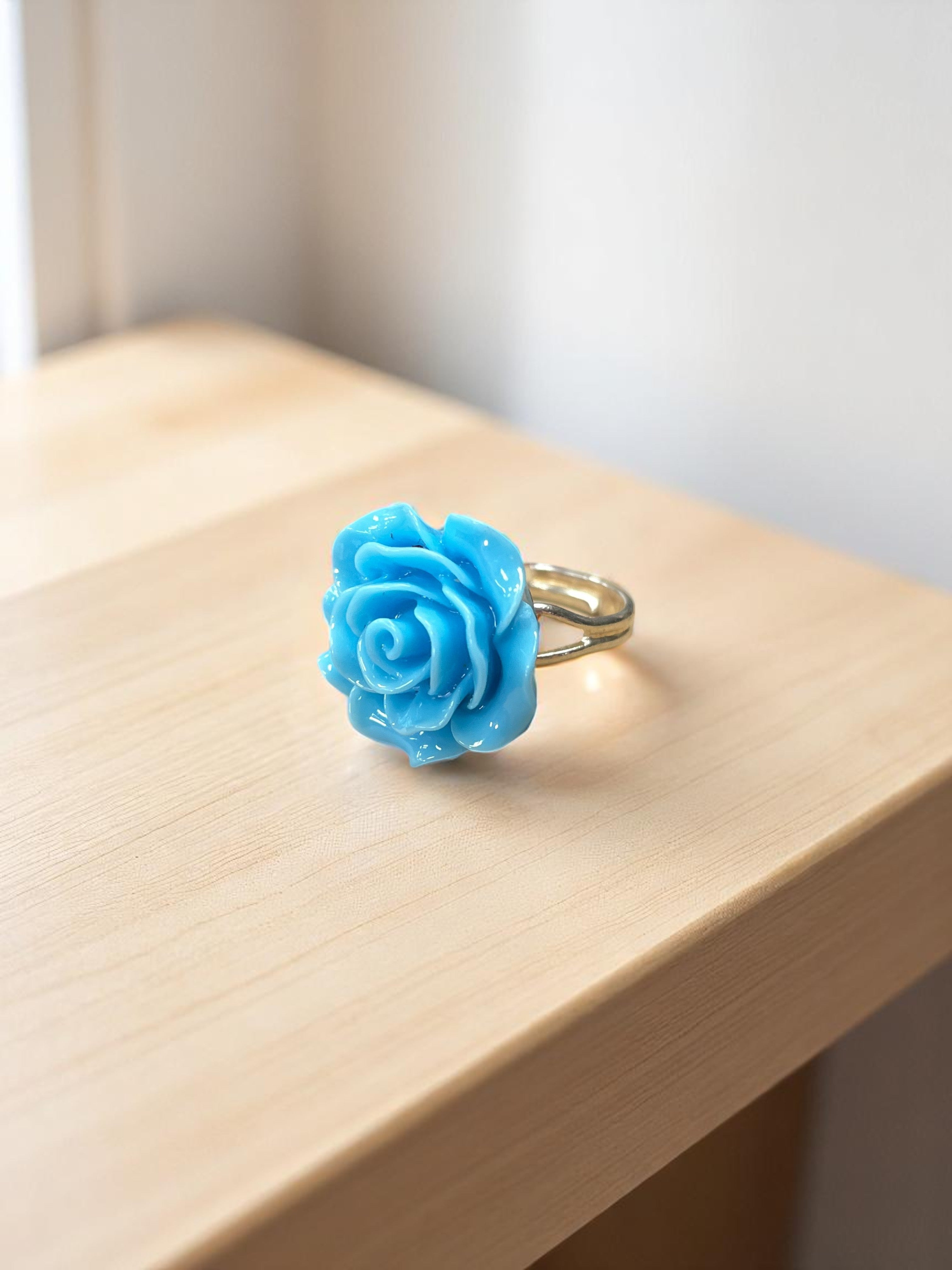 Vibrant Rose Blossom Ring | A Petal-Perfect Pop of Color
