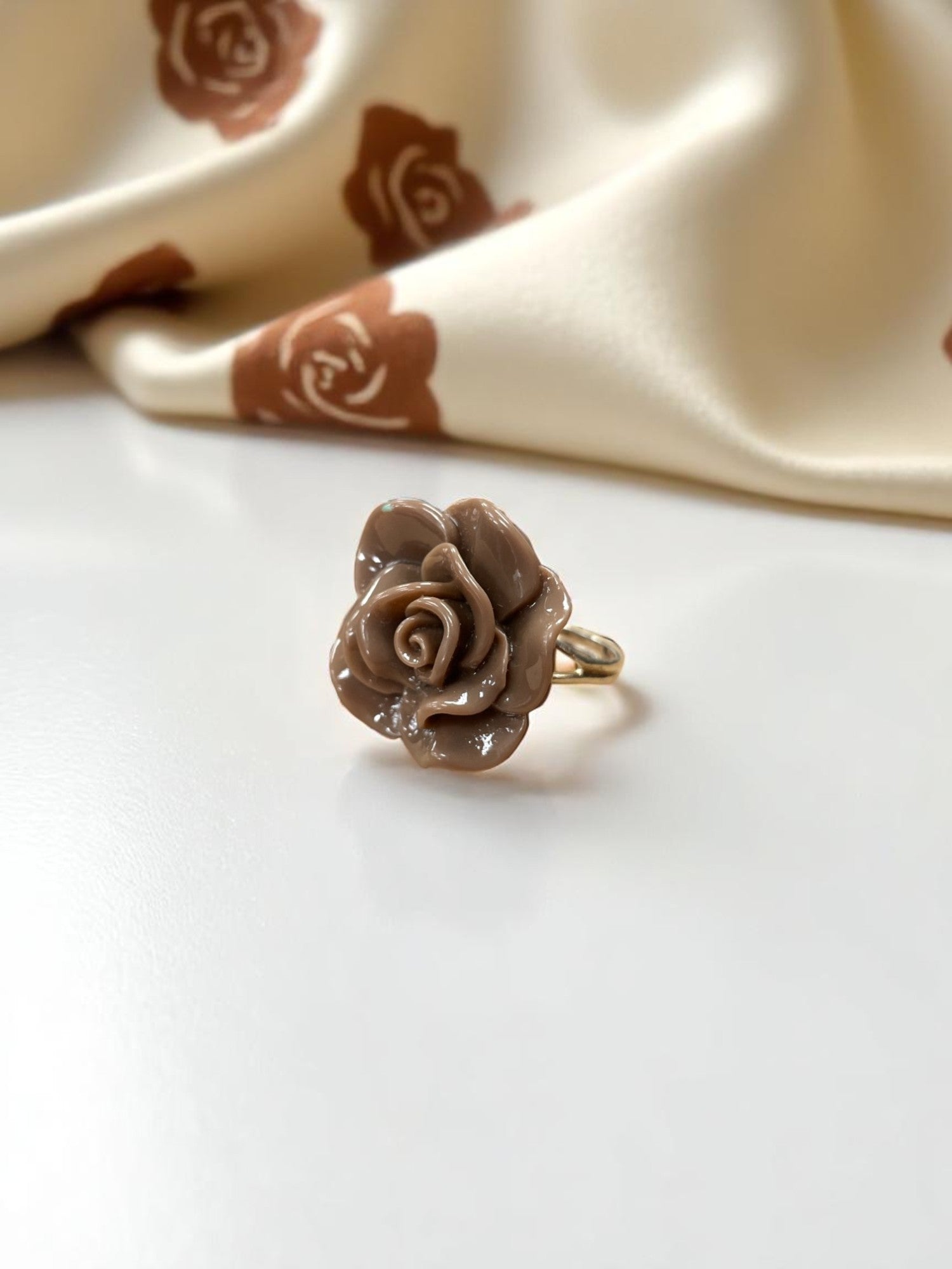 Vibrant Rose Blossom Ring | A Petal-Perfect Pop of Color