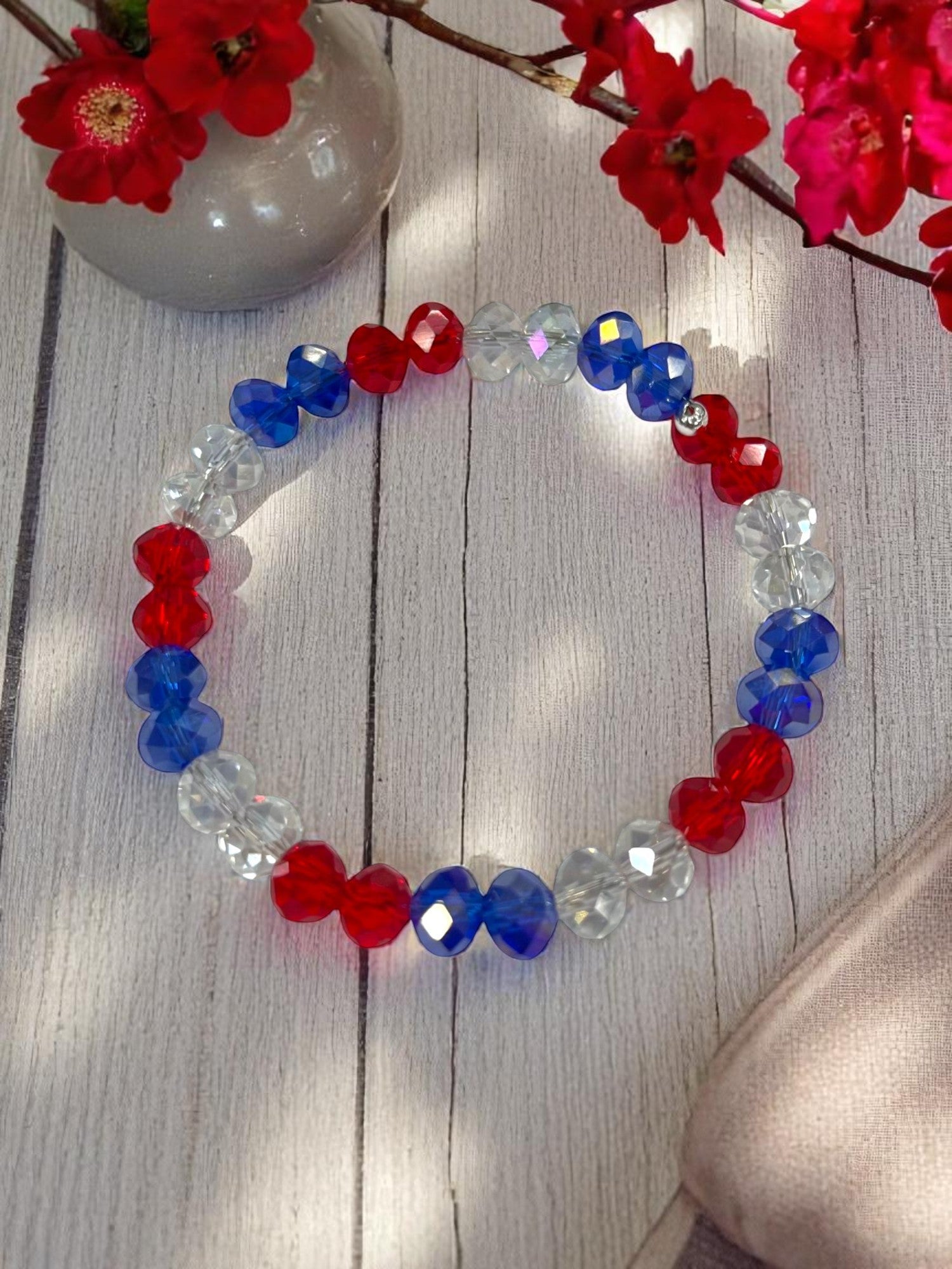Patriotic Red, White & Blue Jewelry | Earrings, Bracelets & Sets