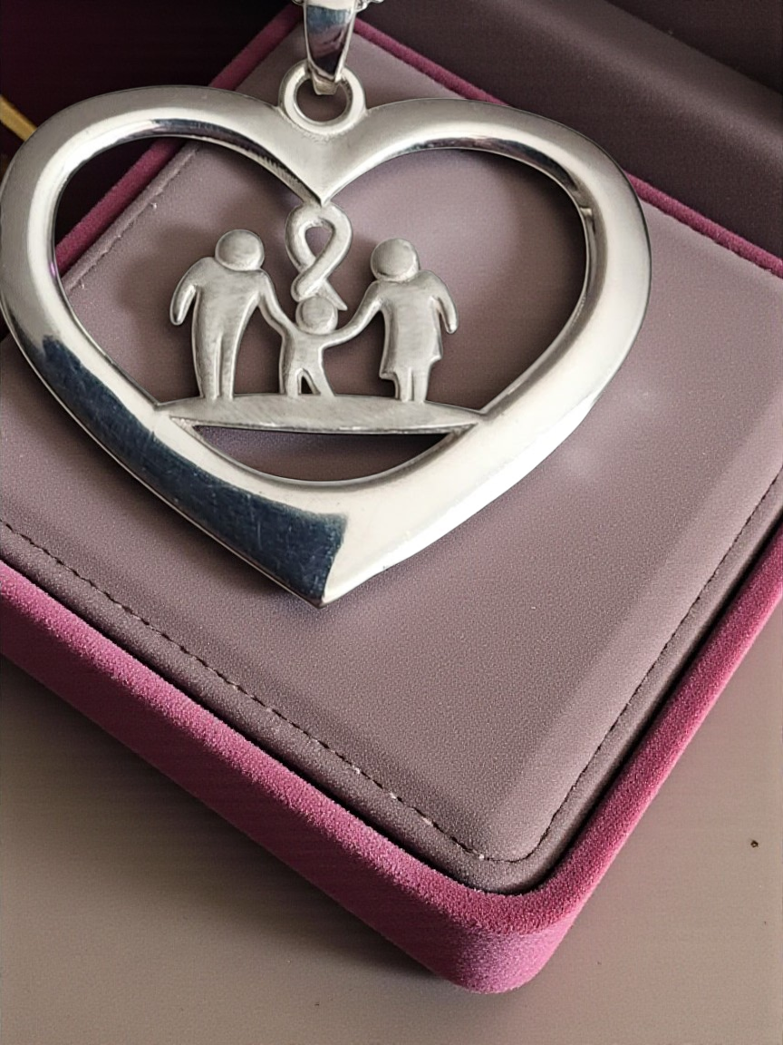 The Walking Miracles Family Foundation Heart Collection Pendant