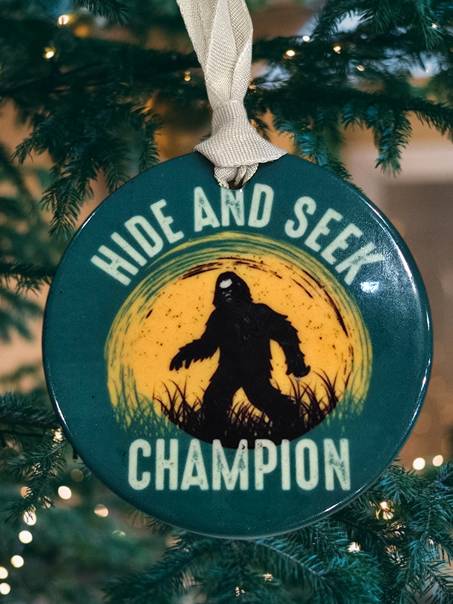 Sasquatch Ornament | Bigfoot Collectible | Unique Home Decor