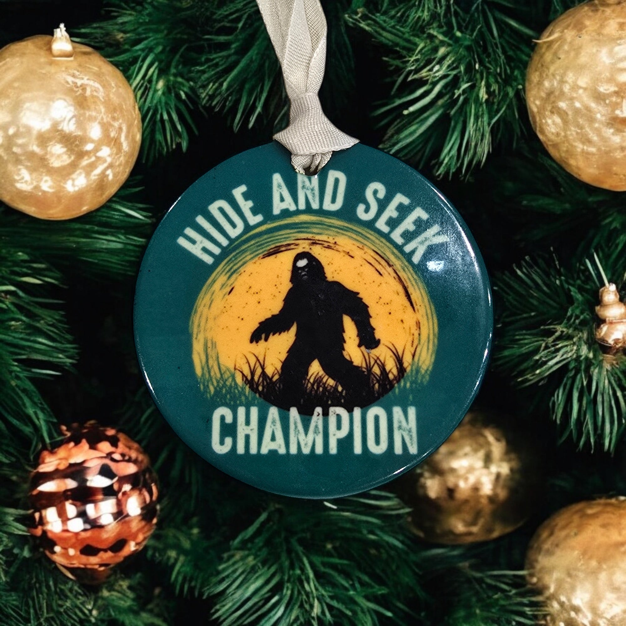 Sasquatch Ornament | Bigfoot Collectible | Unique Home Decor
