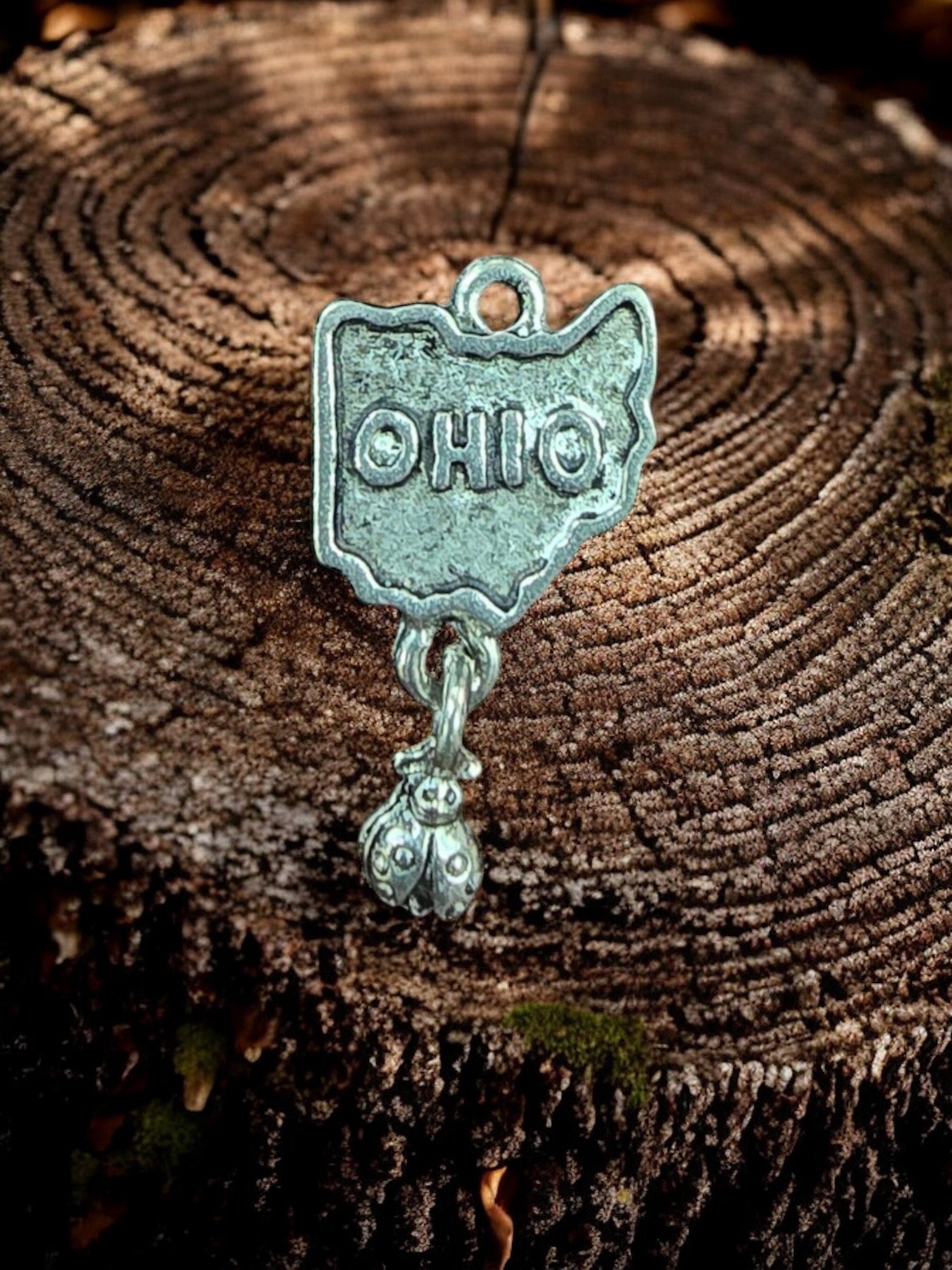 Ohio State Pewter Charm | Unique Jewelry Accessory