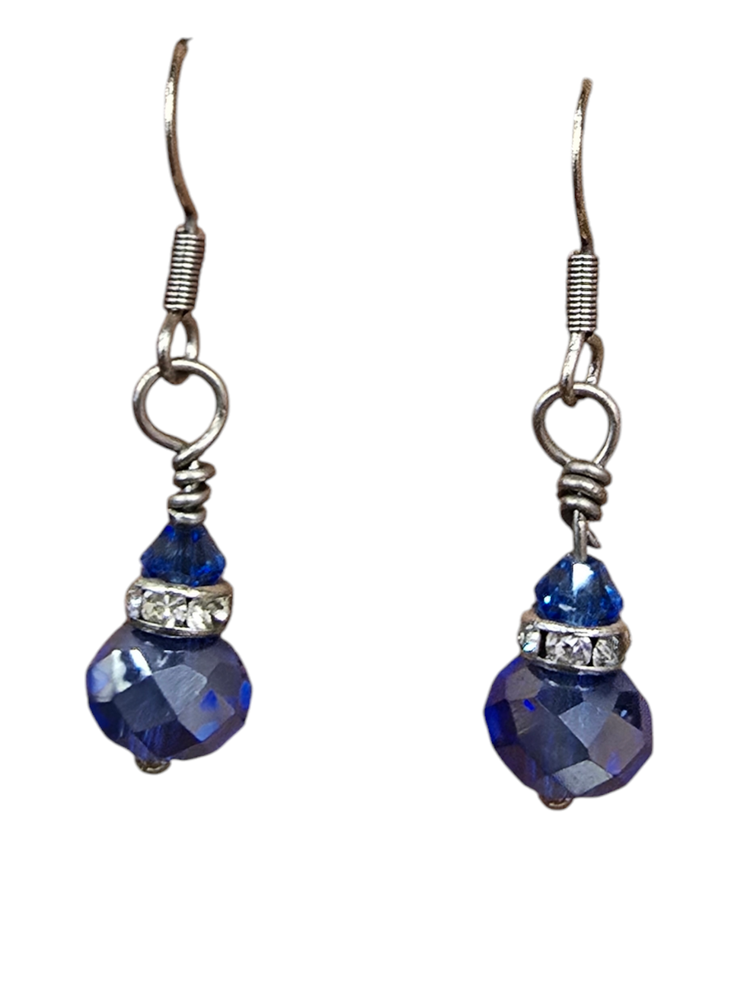 Michelle Marie's Sparling Crystal Drop Earrings | Variety of Colors | Sterling Silver or Gold Plated Ear Wires