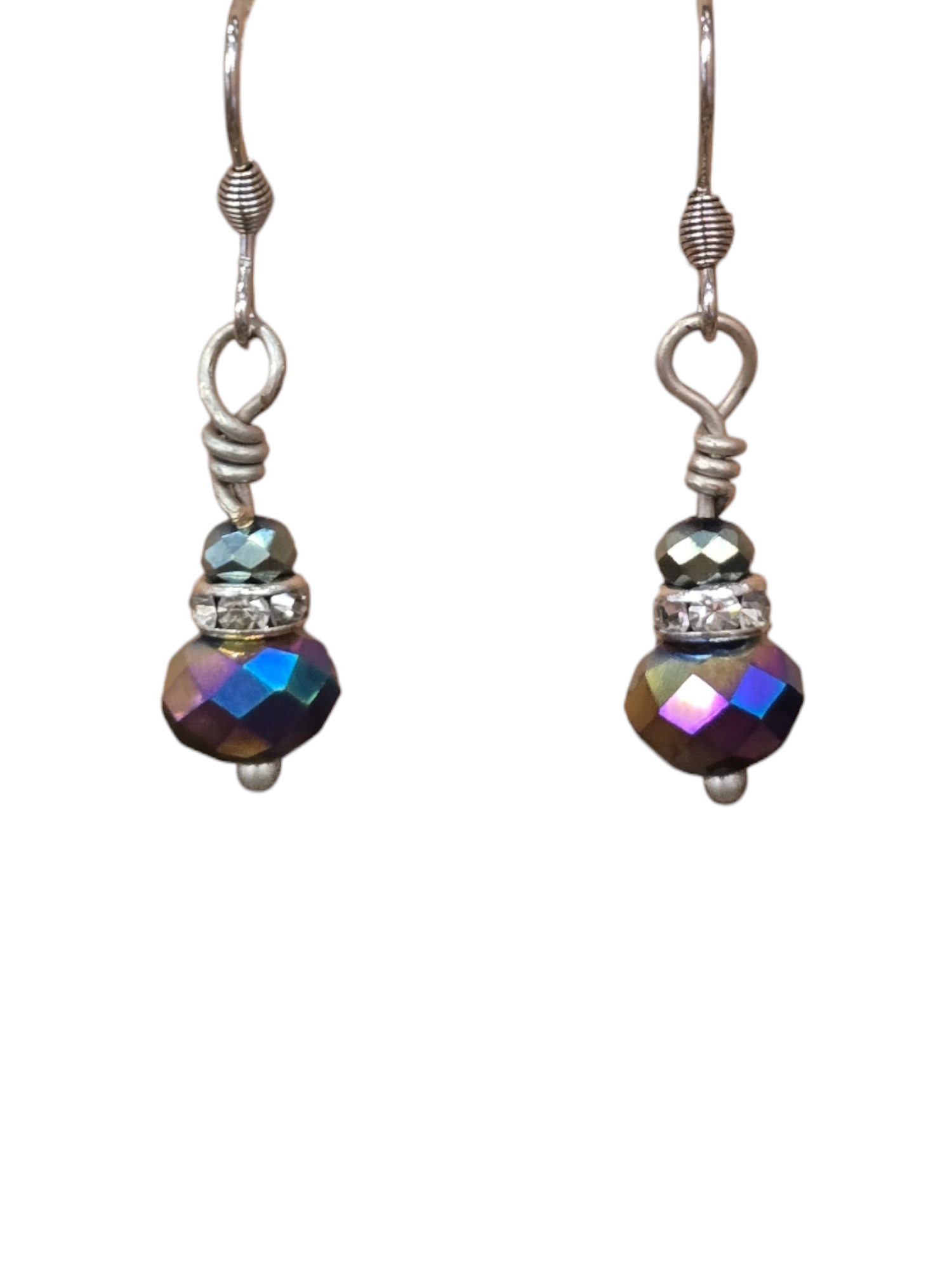 Michelle Marie's Sparling Crystal Drop Earrings | Variety of Colors | Sterling Silver or Gold Plated Ear Wires