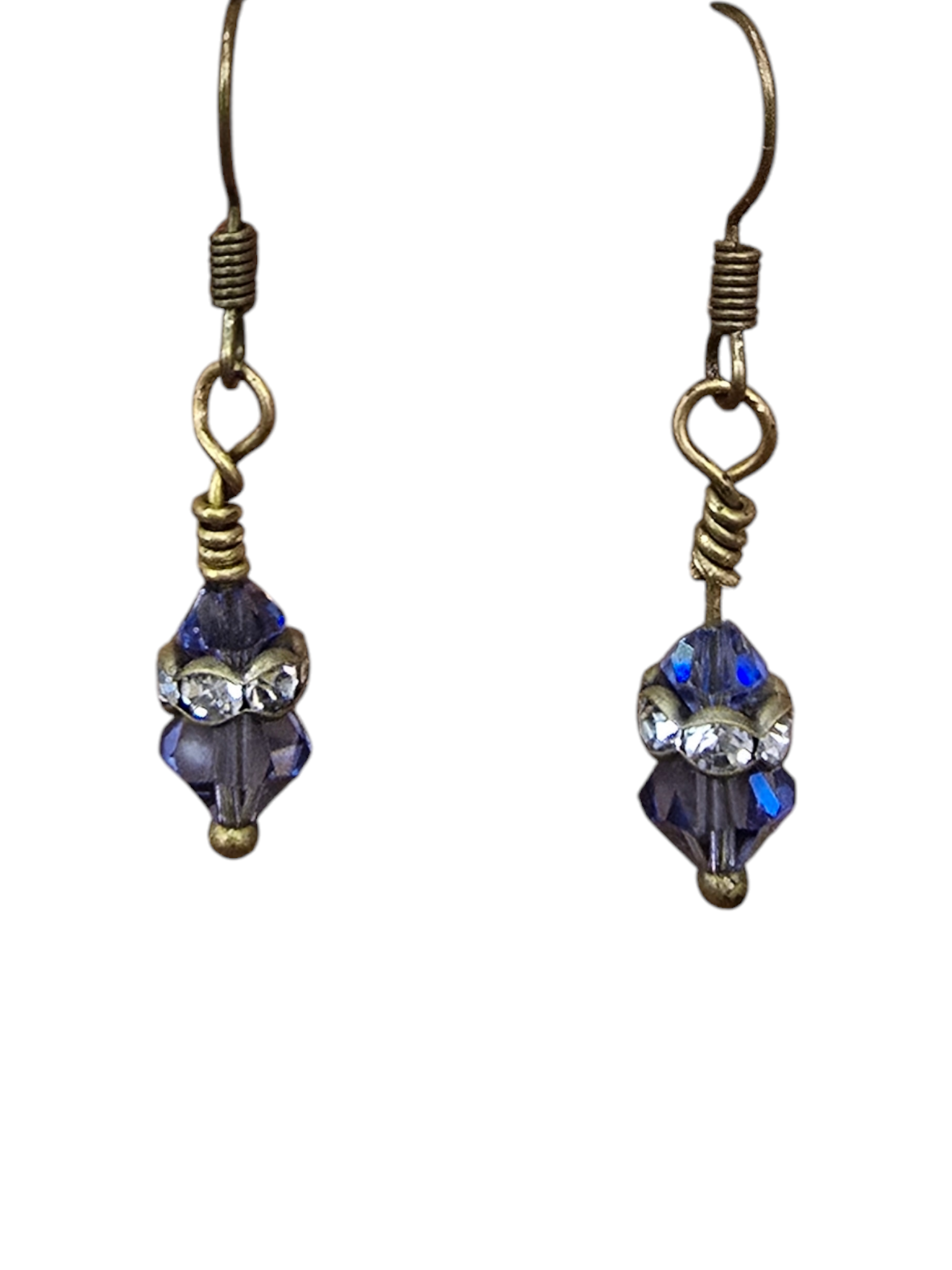 Michelle Marie's Sparling Crystal Drop Earrings | Variety of Colors | Sterling Silver or Gold Plated Ear Wires