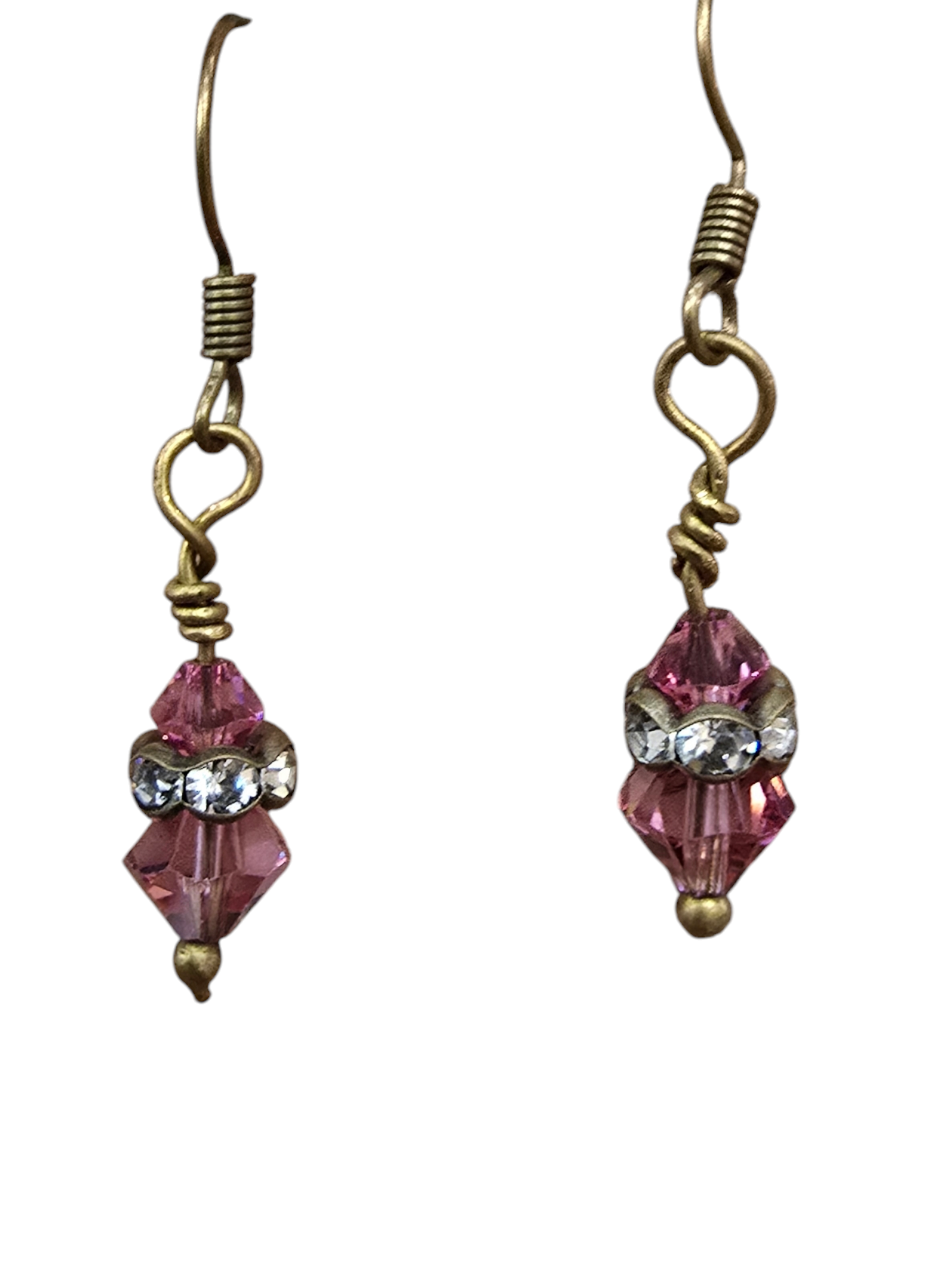 Michelle Marie's Sparling Crystal Drop Earrings | Variety of Colors | Sterling Silver or Gold Plated Ear Wires