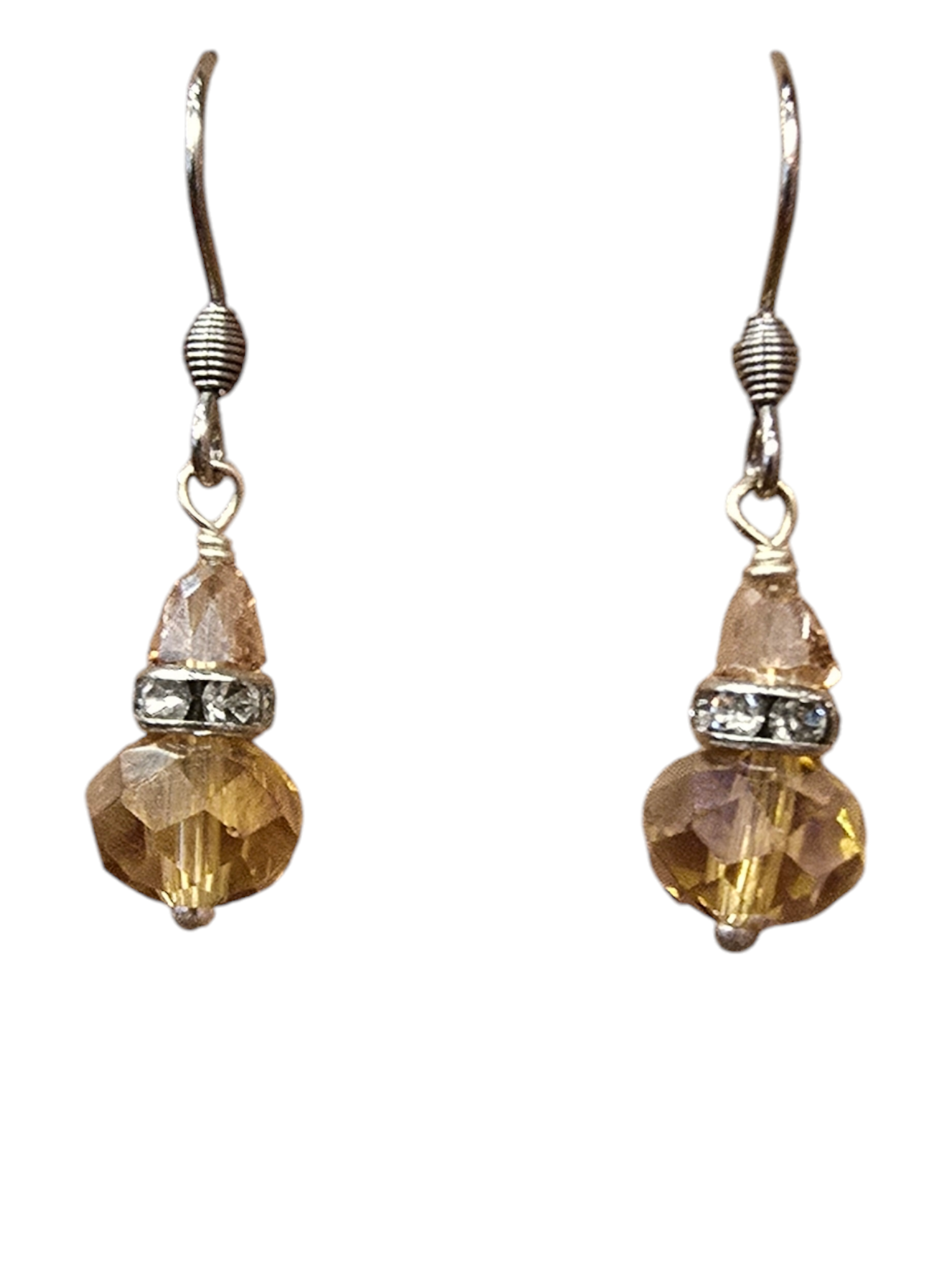 Michelle Marie's Sparling Crystal Drop Earrings | Variety of Colors | Sterling Silver or Gold Plated Ear Wires