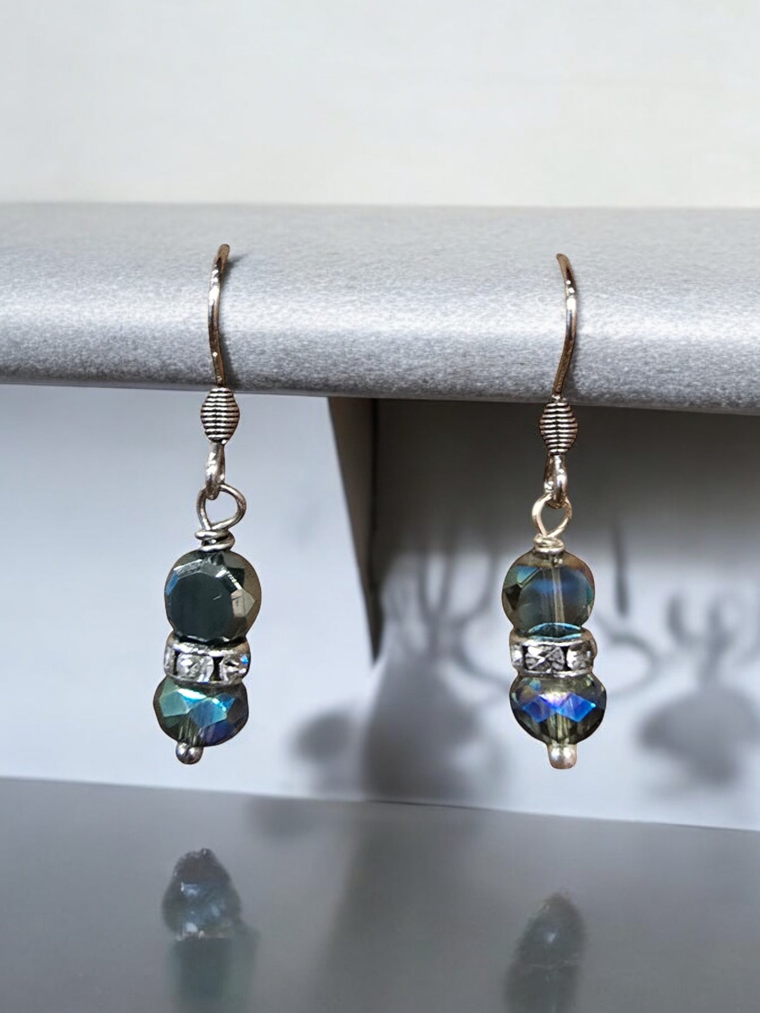 Michelle Marie's Sparling Crystal Drop Earrings | Variety of Colors | Sterling Silver or Gold Plated Ear Wires
