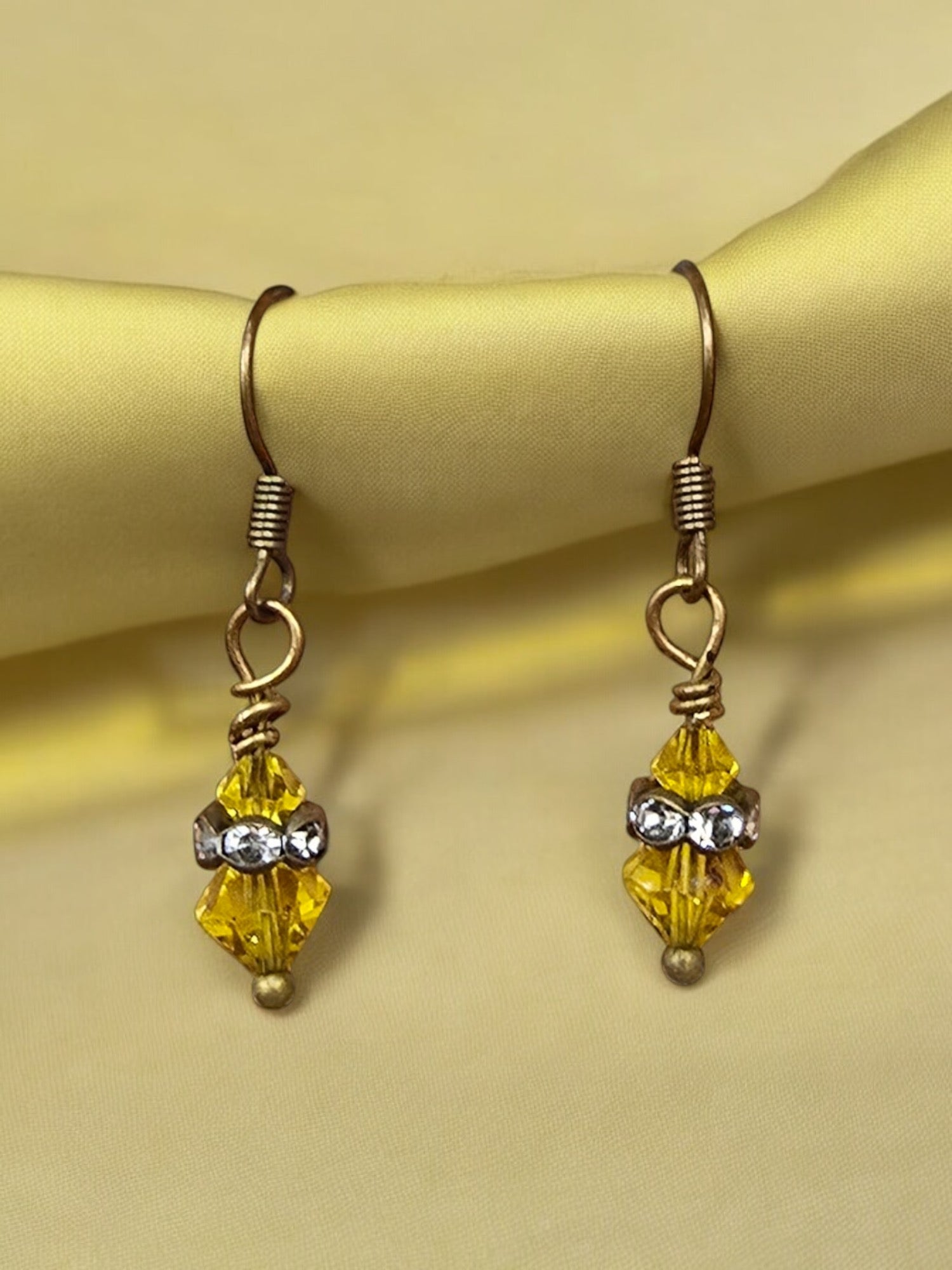 Michelle Marie's Sparling Crystal Drop Earrings | Variety of Colors | Sterling Silver or Gold Plated Ear Wires