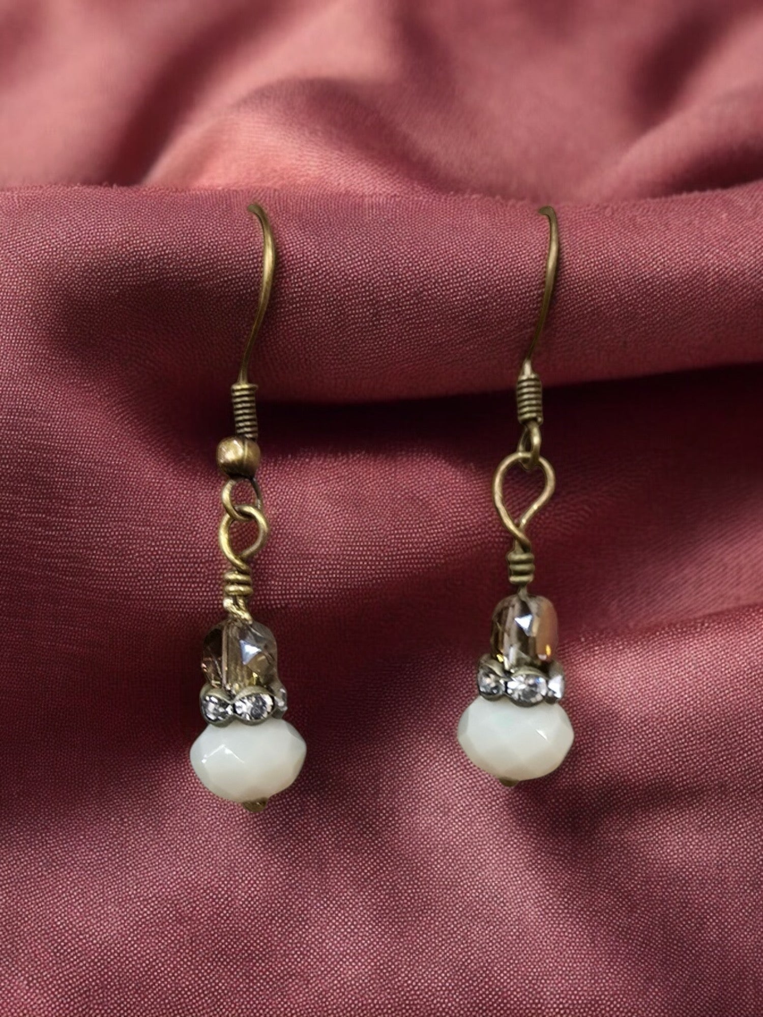 Michelle Marie's Sparling Crystal Drop Earrings | Variety of Colors | Sterling Silver or Gold Plated Ear Wires