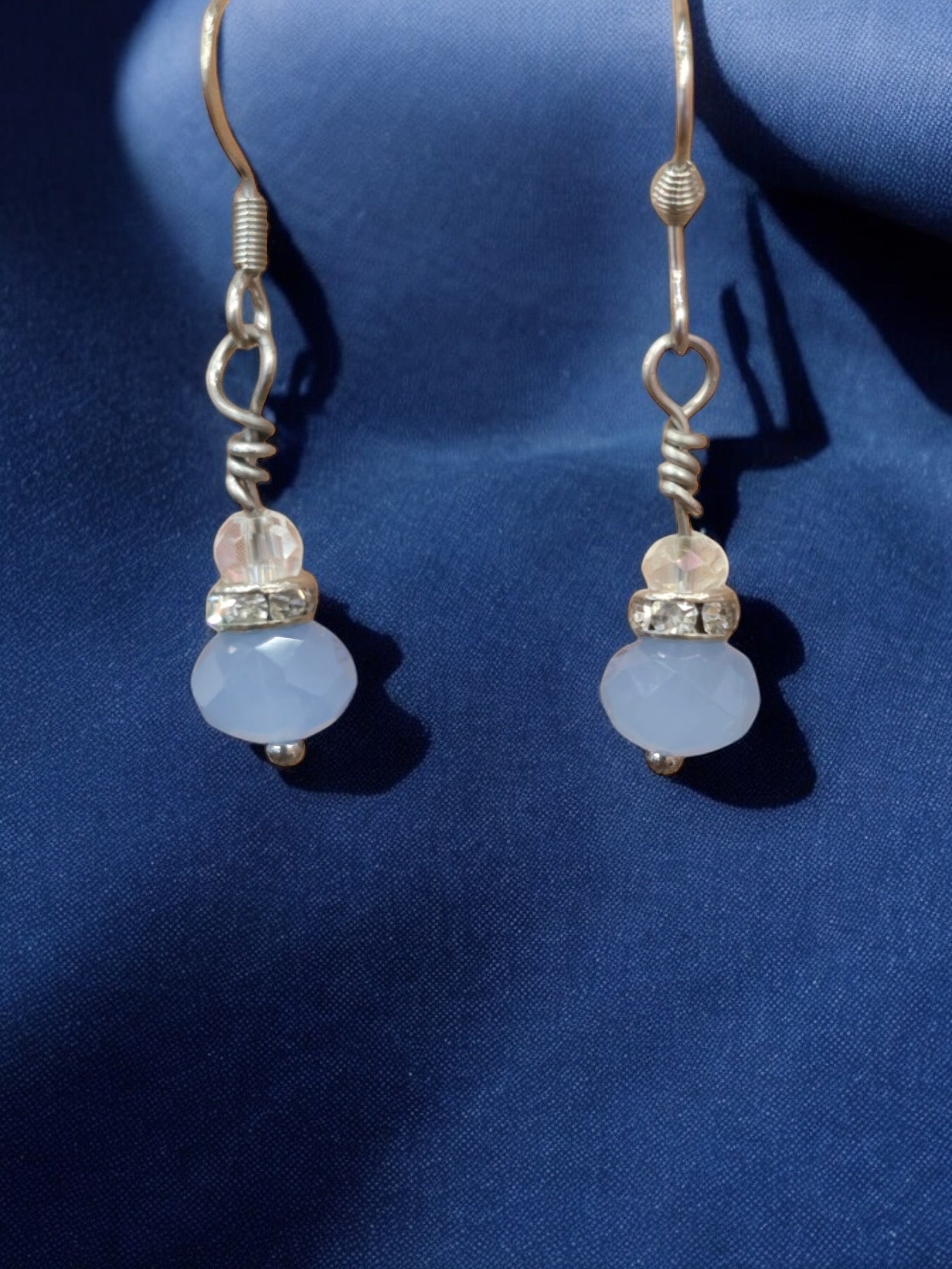Michelle Marie's Sparling Crystal Drop Earrings | Variety of Colors | Sterling Silver or Gold Plated Ear Wires