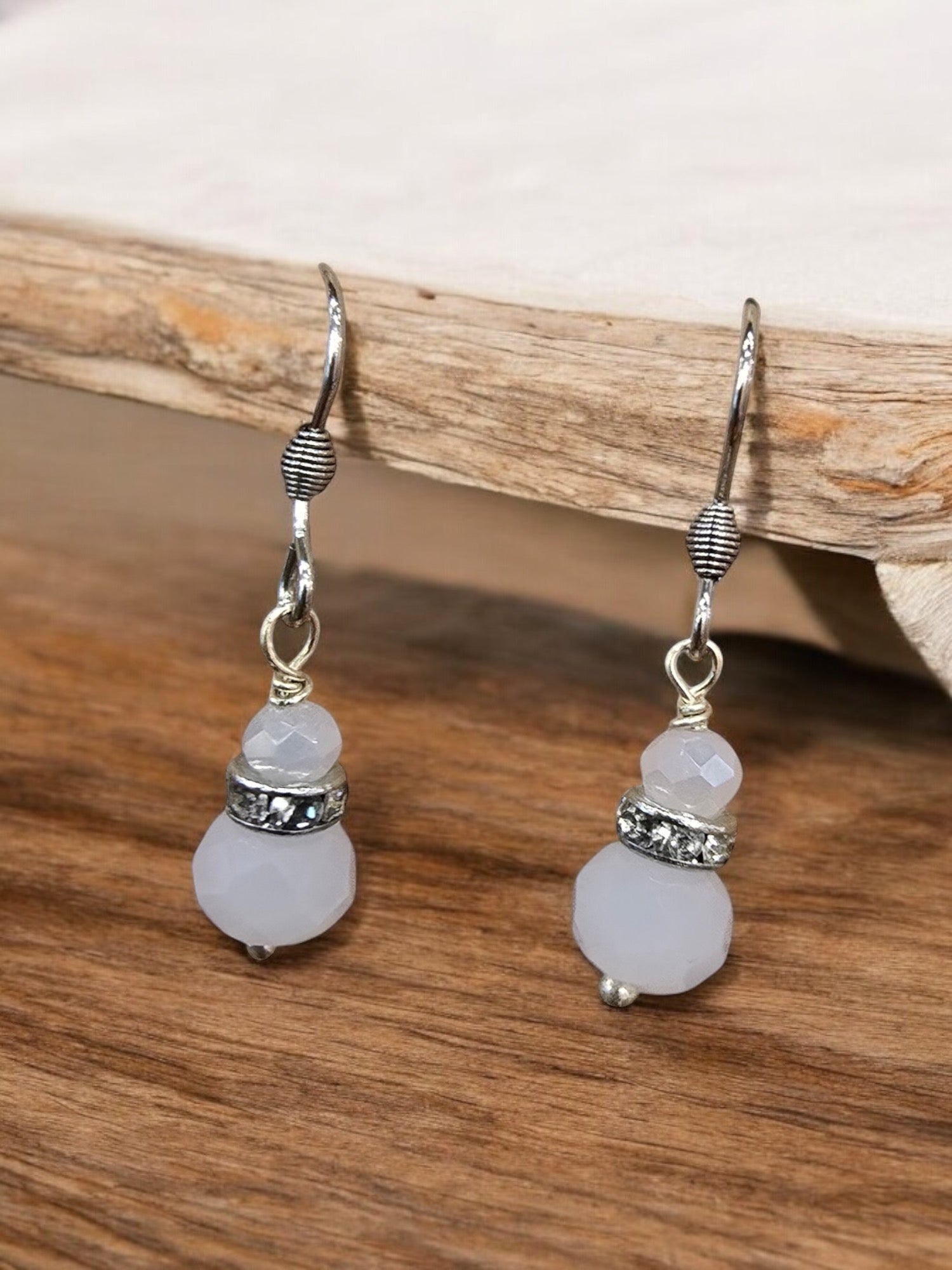 Michelle Marie's Sparling Crystal Drop Earrings | Variety of Colors | Sterling Silver or Gold Plated Ear Wires