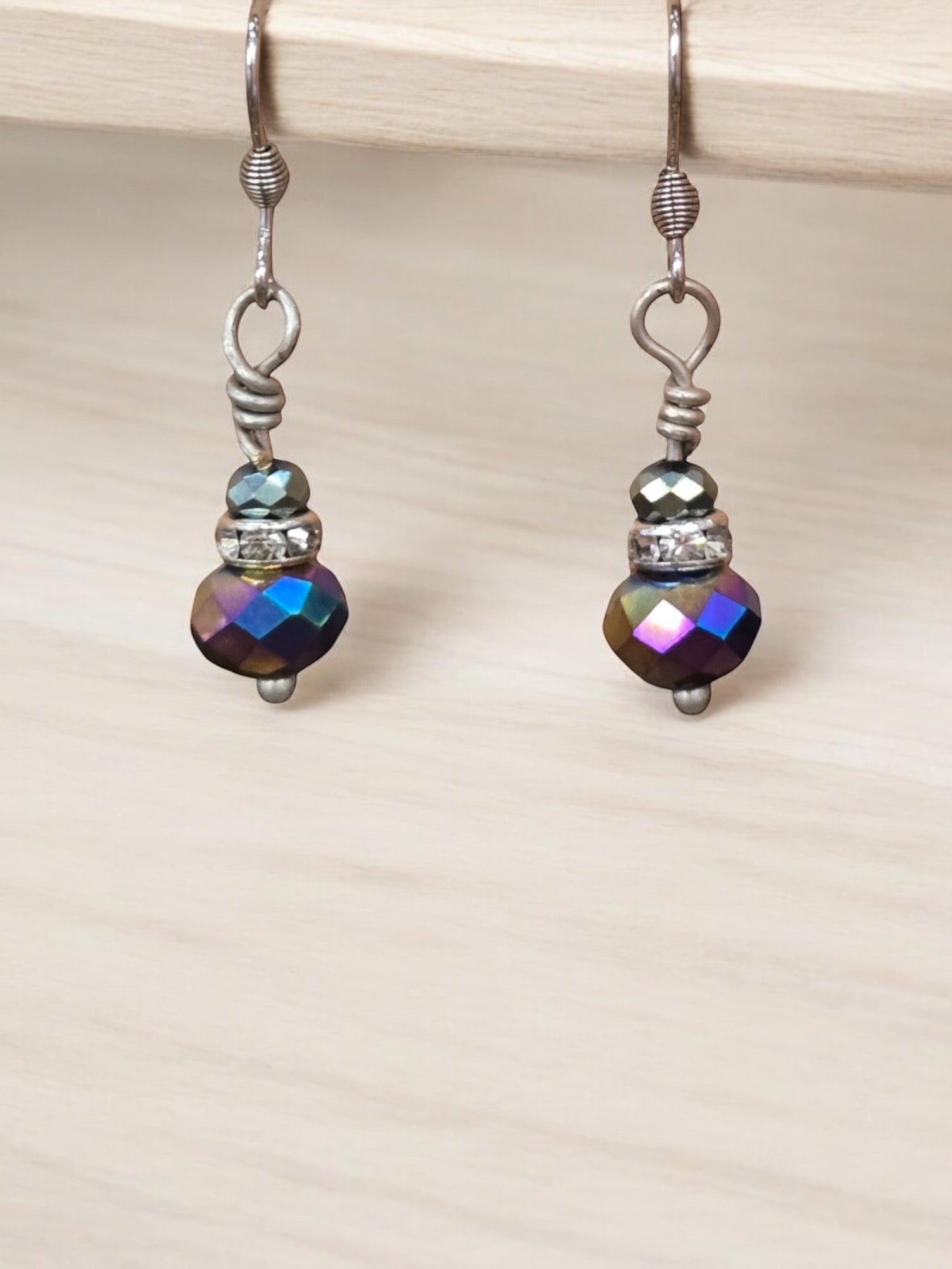 Michelle Marie's Sparling Crystal Drop Earrings | Variety of Colors | Sterling Silver or Gold Plated Ear Wires