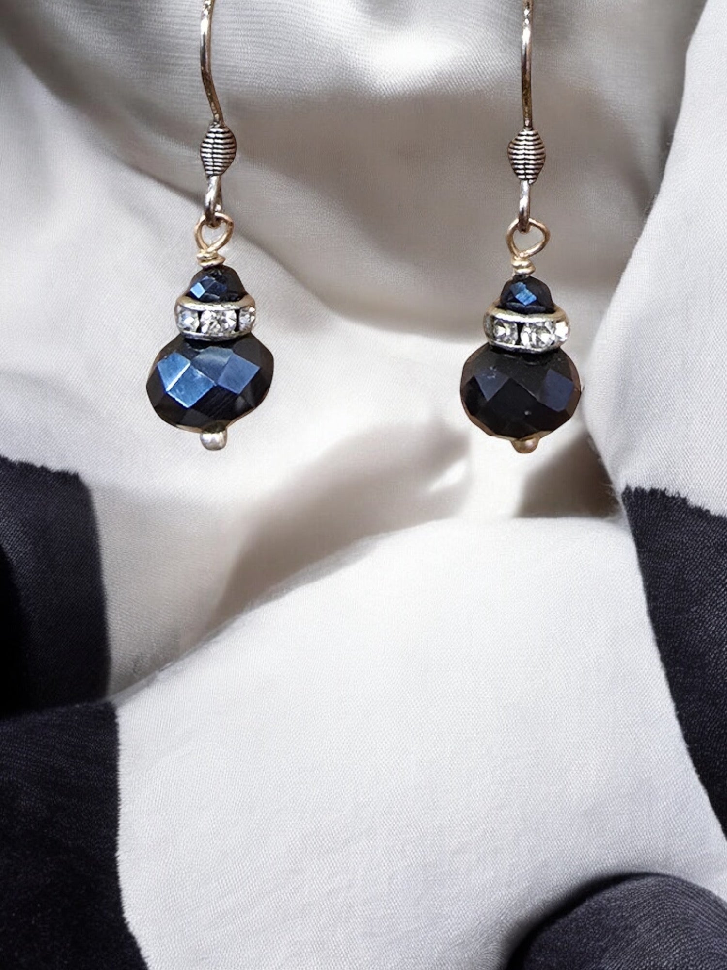 Michelle Marie's Sparling Crystal Drop Earrings | Variety of Colors | Sterling Silver or Gold Plated Ear Wires