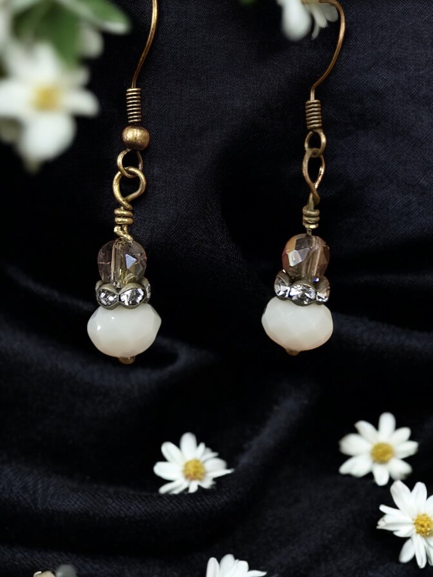Michelle Marie's Sparling Crystal Drop Earrings | Variety of Colors | Sterling Silver or Gold Plated Ear Wires