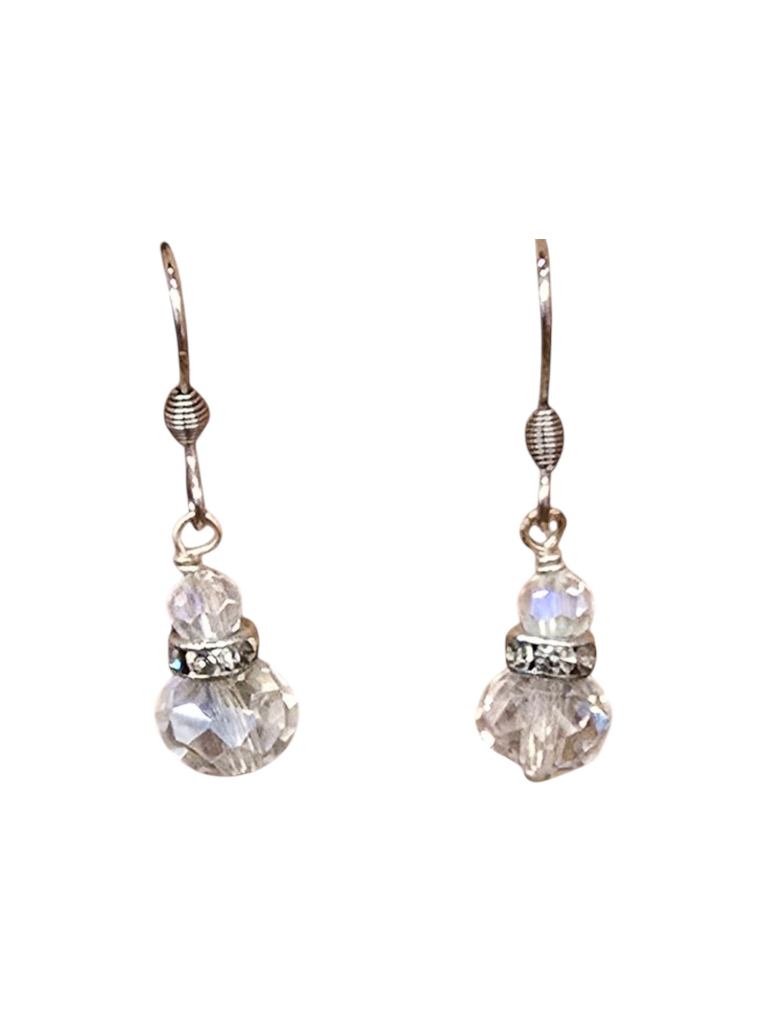 Michelle Marie's Sparling Crystal Drop Earrings | Variety of Colors | Sterling Silver or Gold Plated Ear Wires