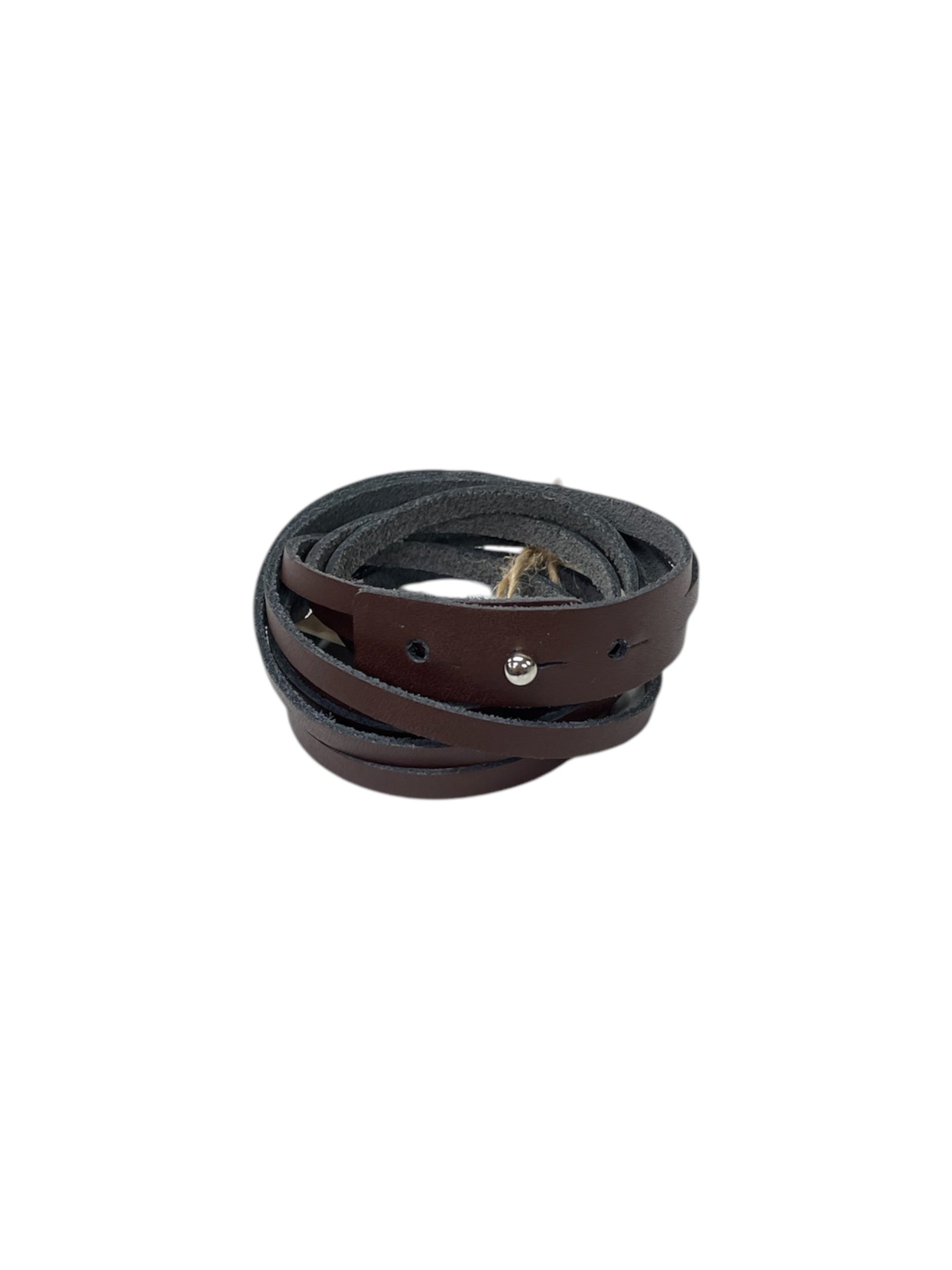 Leather Wrap Bracelet | Red - Black or Brown |Stylish and Versatile