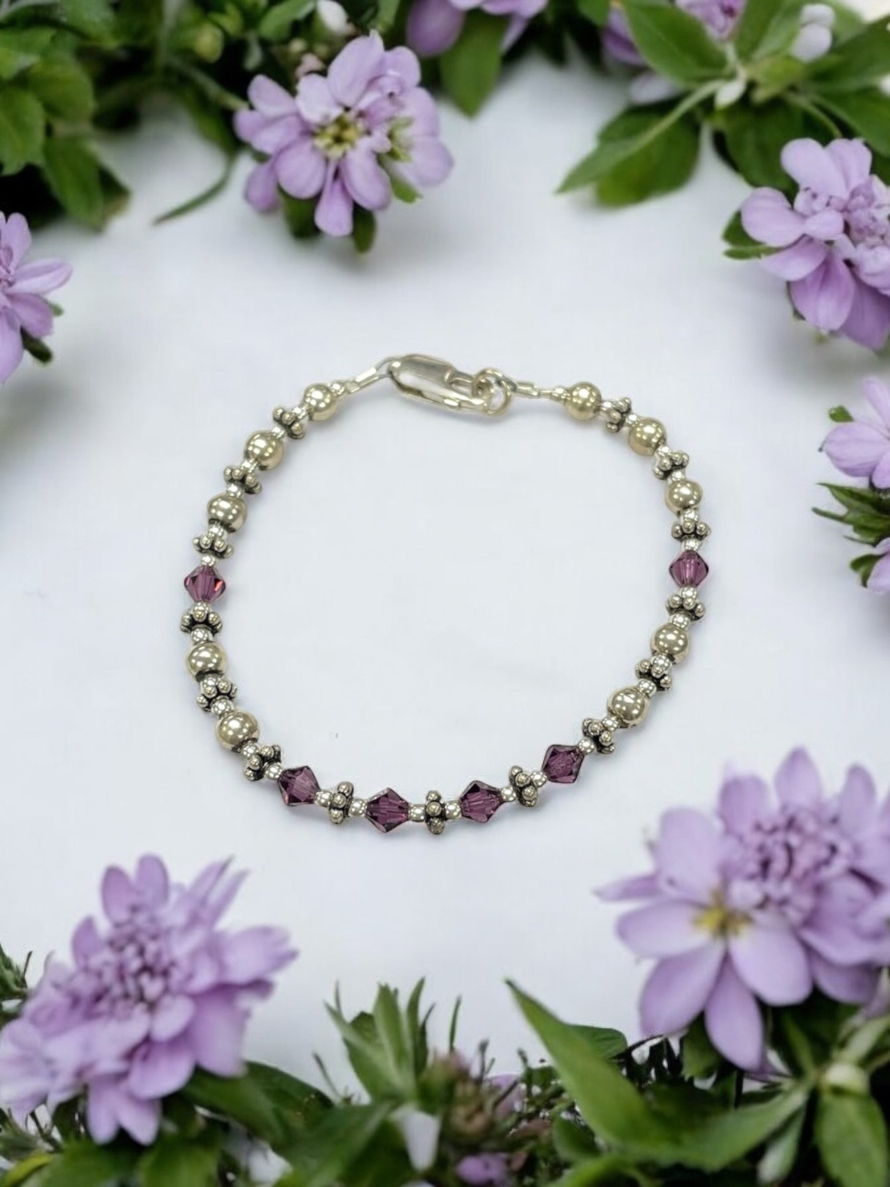 Sterling Silver Birthstone Austrian Crystal Bracelet | A Magical Accessory