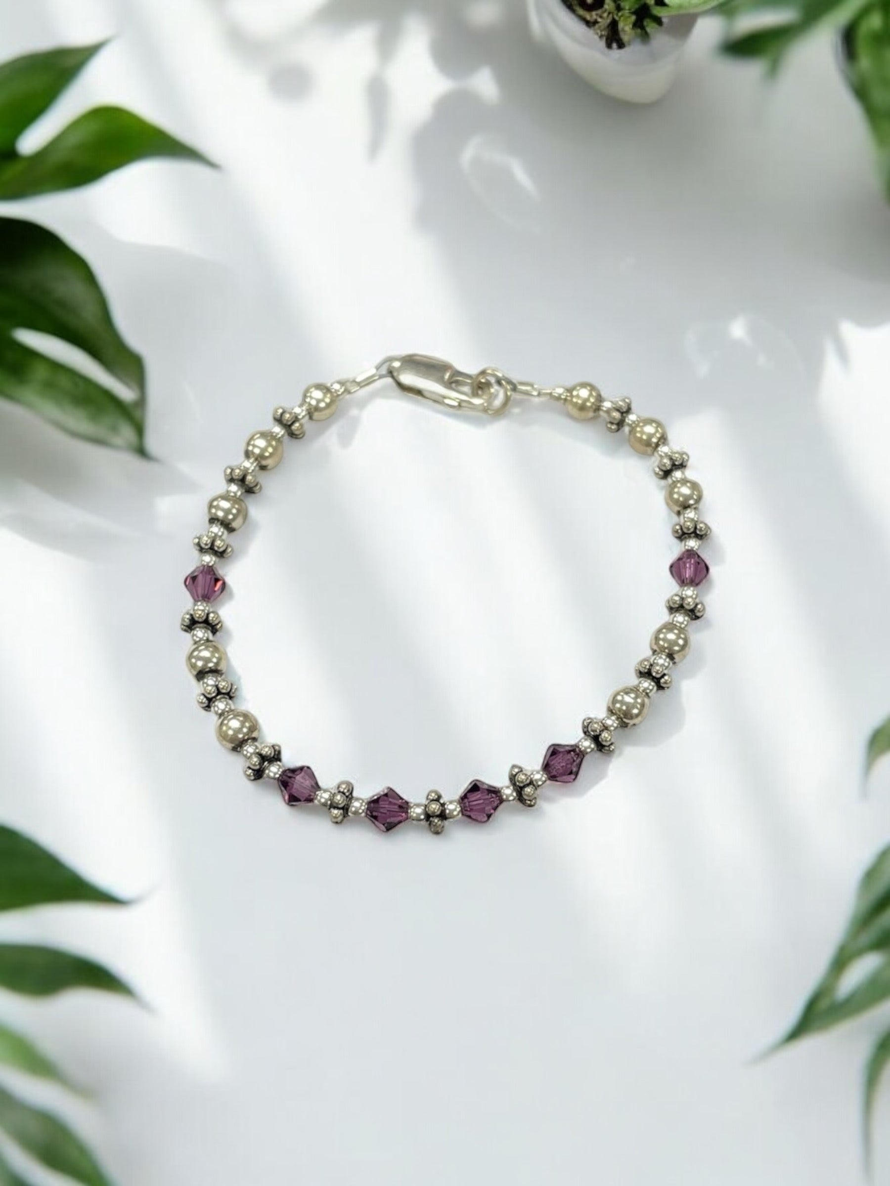 Sterling Silver Birthstone Austrian Crystal Bracelet | A Magical Accessory