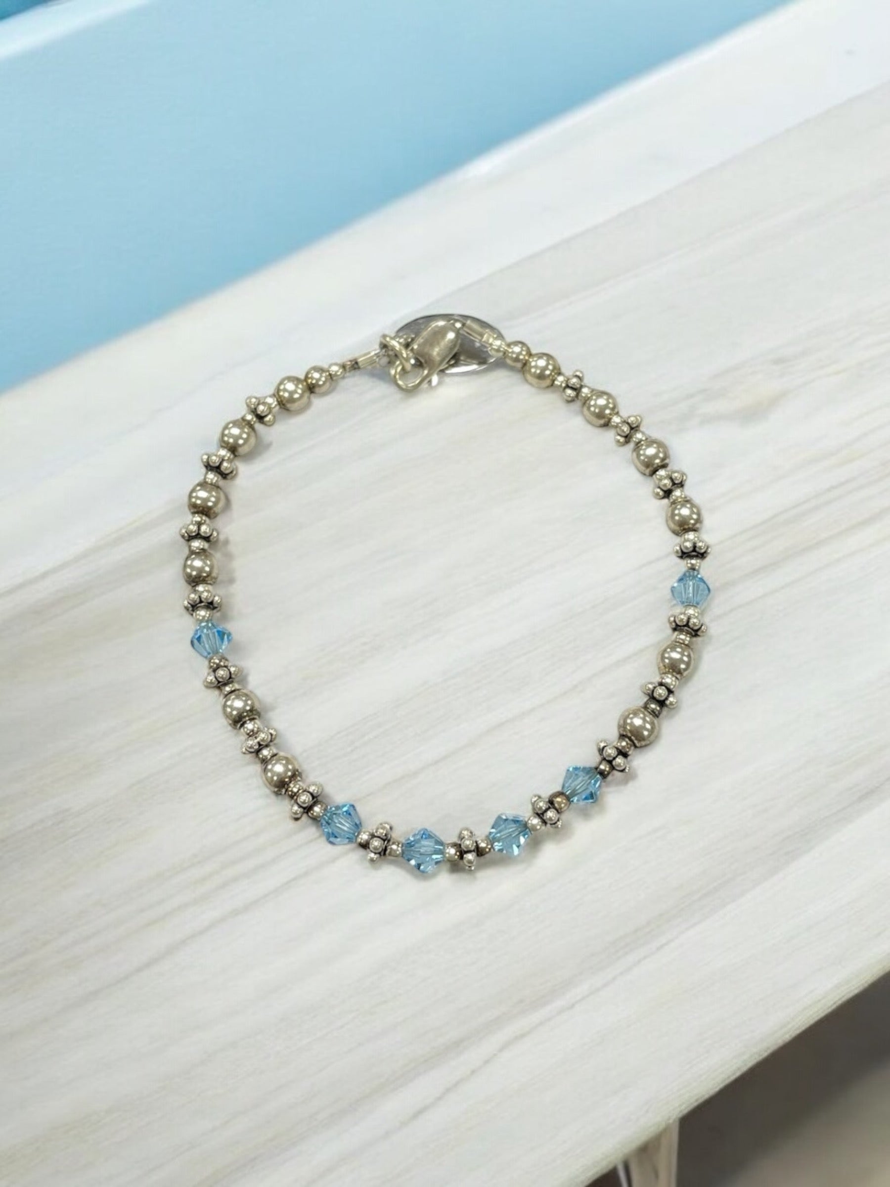 Sterling Silver Birthstone Austrian Crystal Bracelet | A Magical Accessory