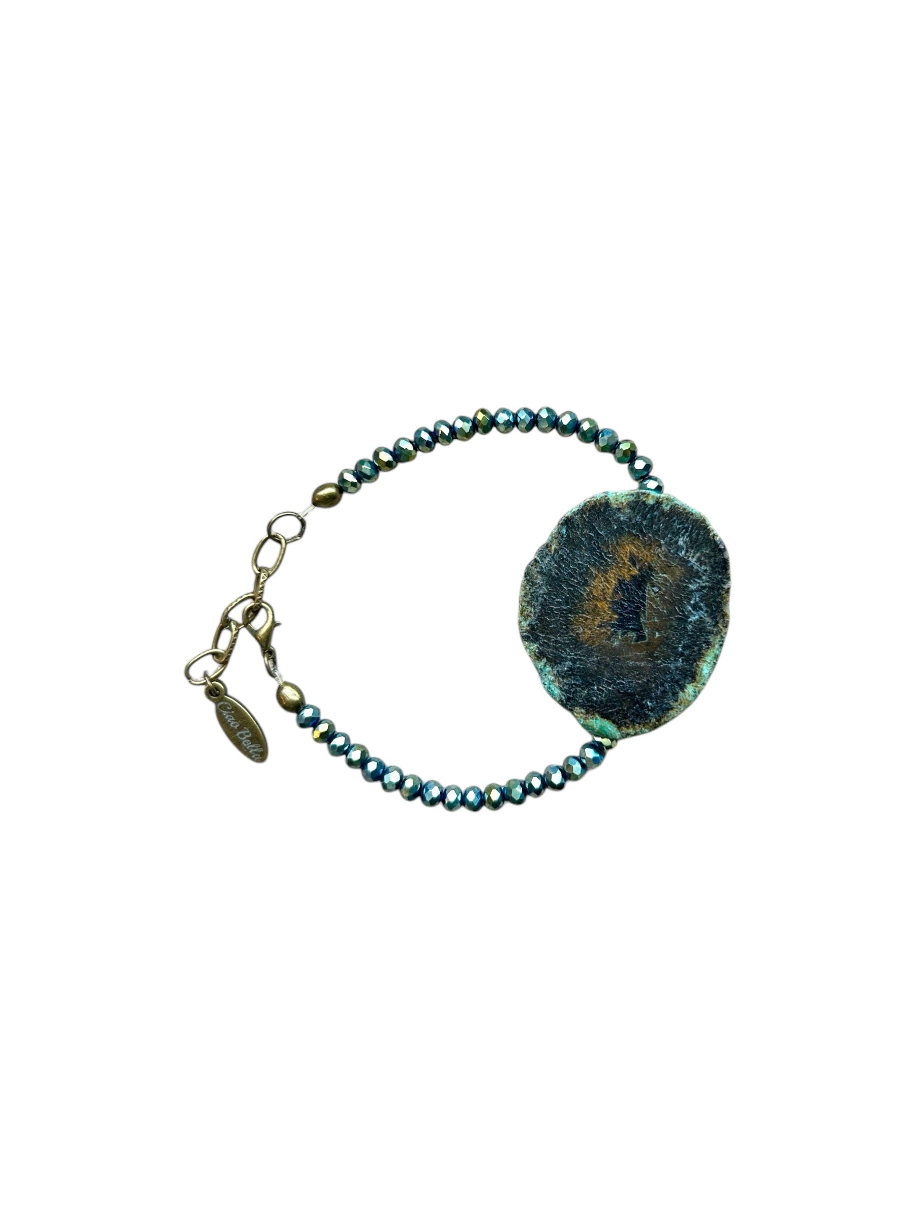 Agate and Iridescent Crystal | A Boho Chic Statement