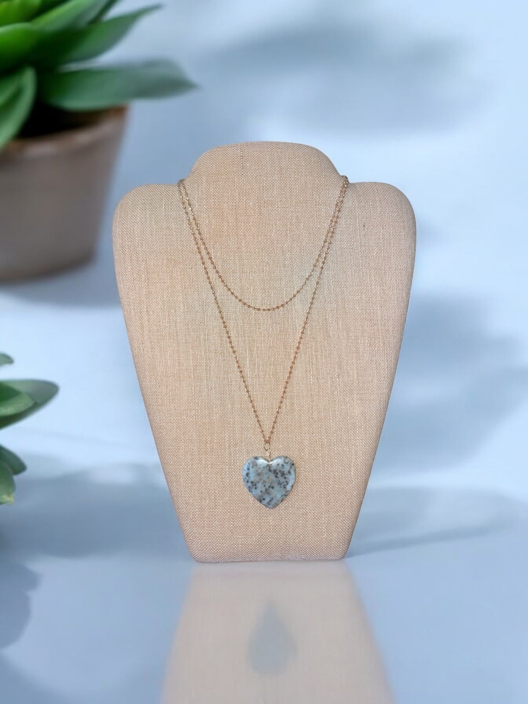 Lotus Jasper Pendant Necklace | A Symbol of Love and Purity