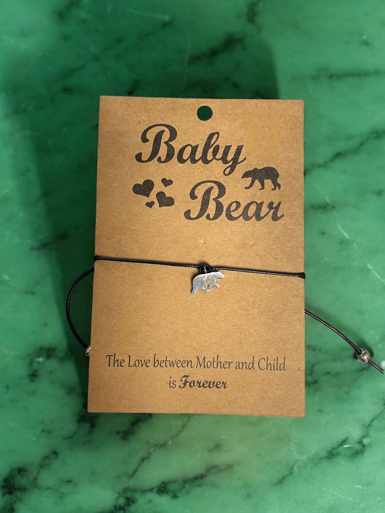 Mama & Baby Bear Bracelet Set - Matching Mother-Child/Friendship Jewelry Gift