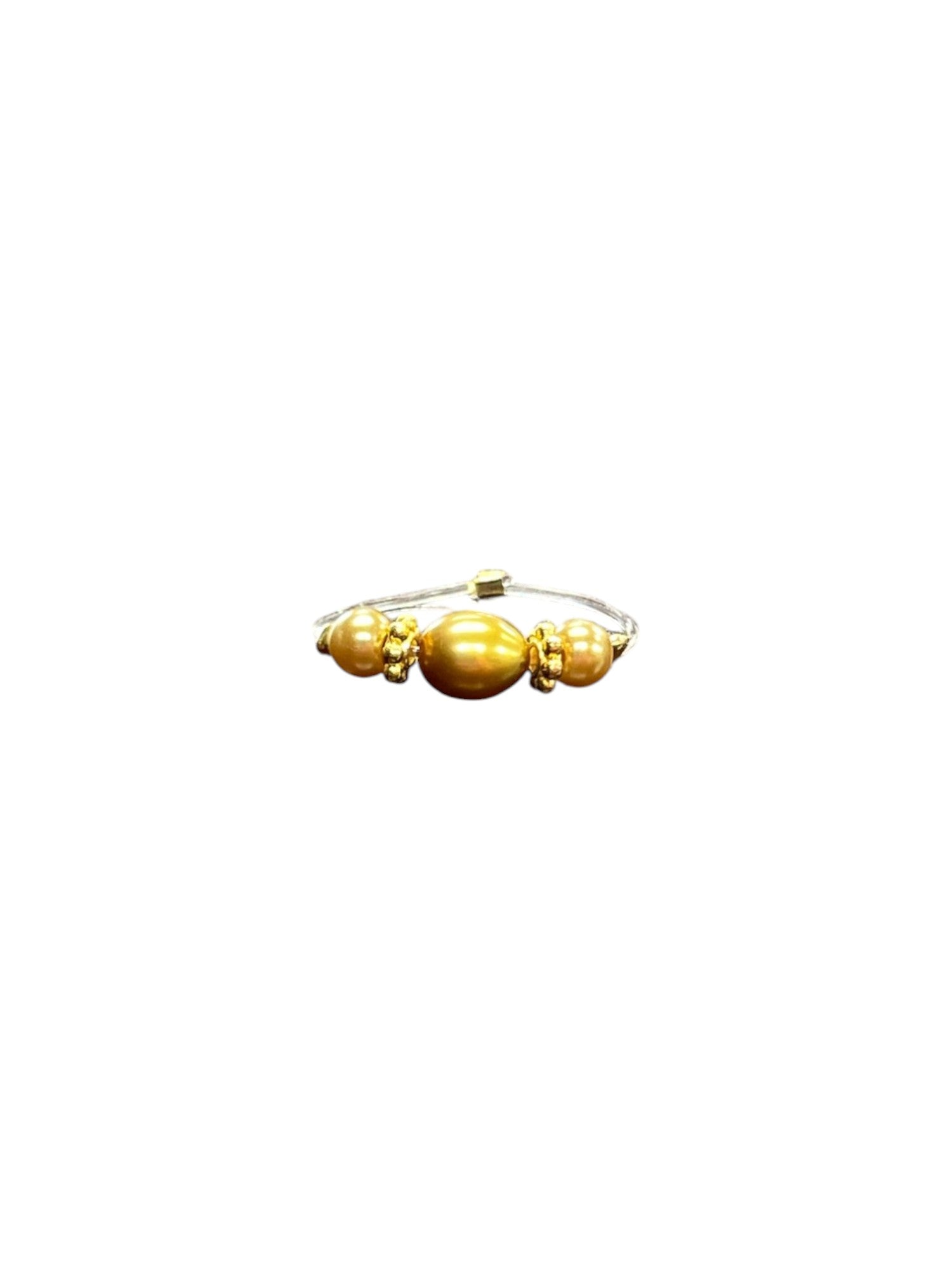 Elastic Pearl Toe Ring | Adjustable Beaded Toe Jewelry