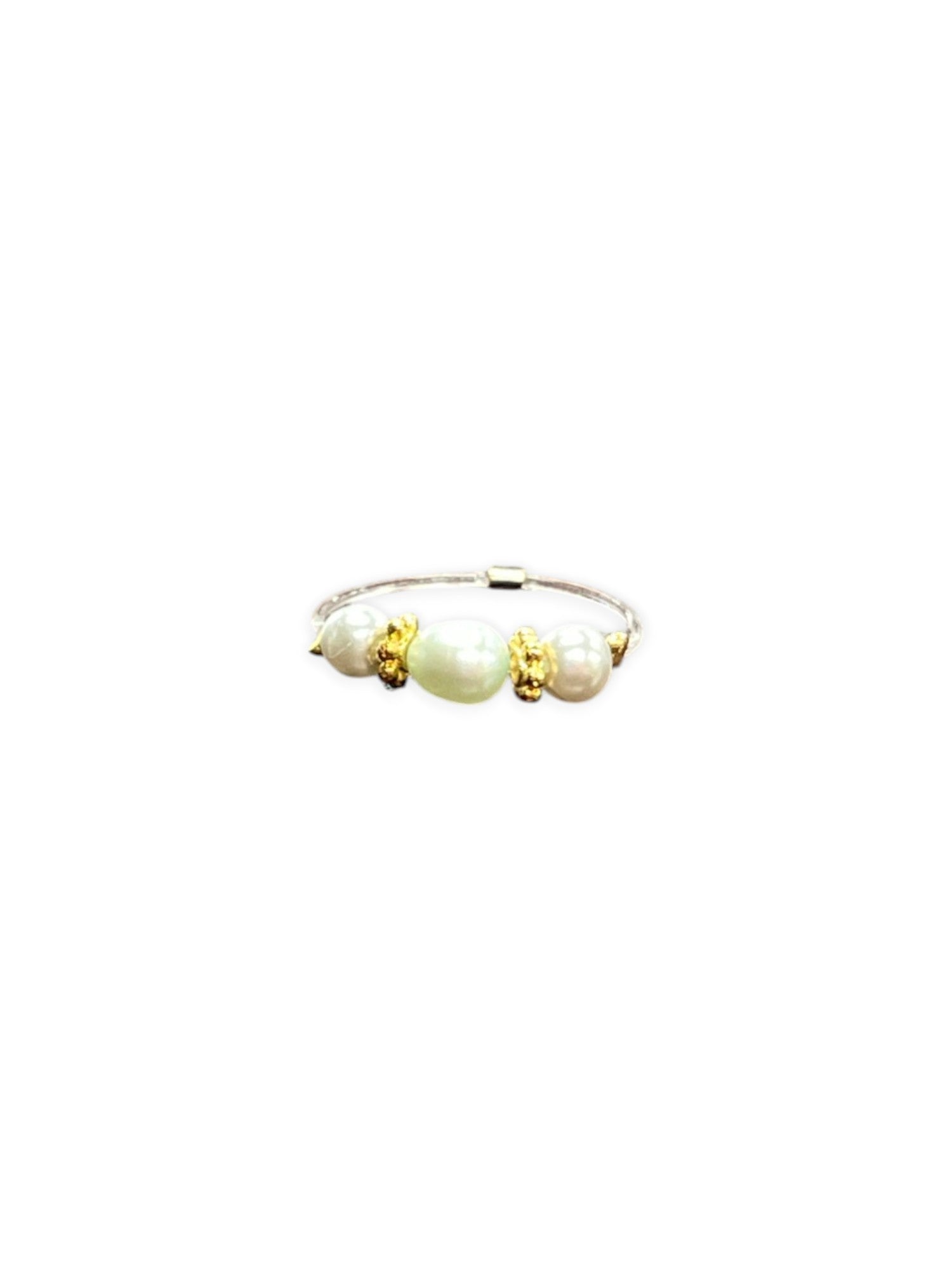 Elastic Pearl Toe Ring | Adjustable Beaded Toe Jewelry