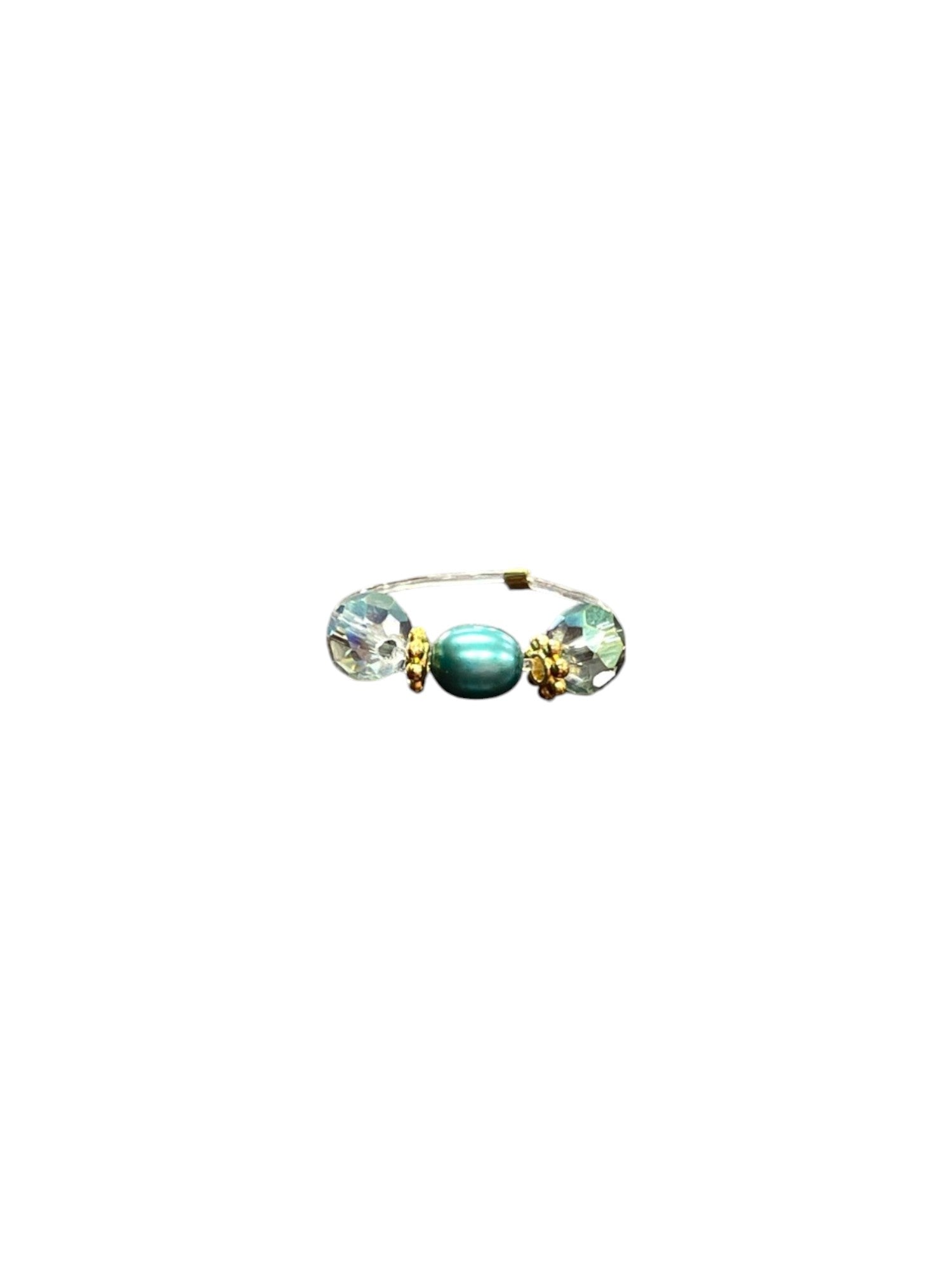 Elastic Pearl Toe Ring | Adjustable Beaded Toe Jewelry