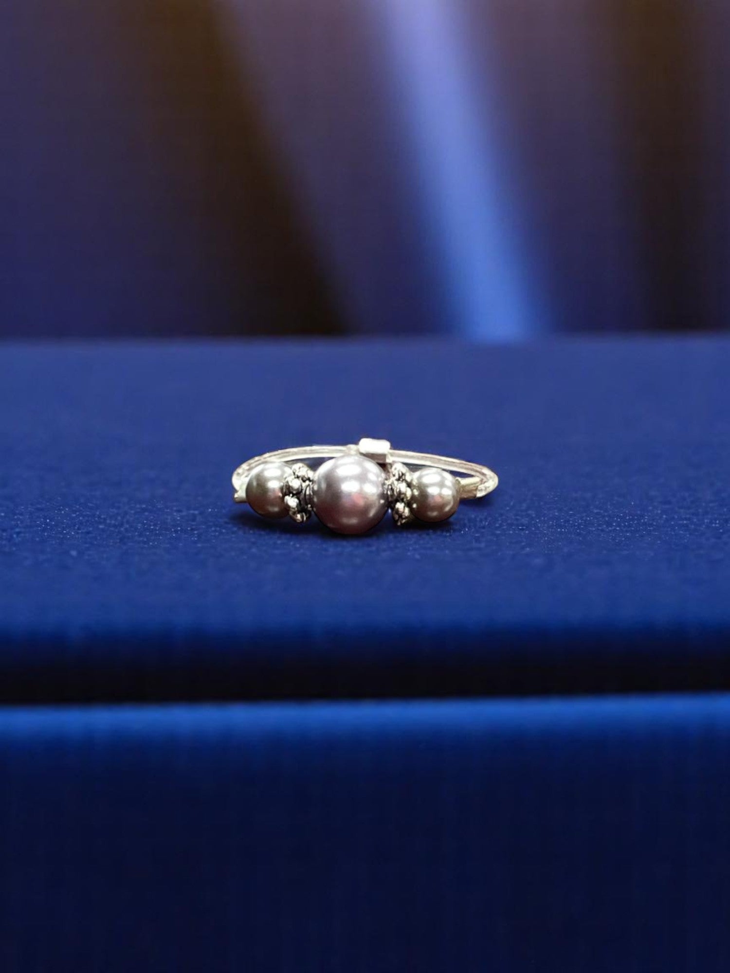 Elastic Pearl Toe Ring | Adjustable Beaded Toe Jewelry