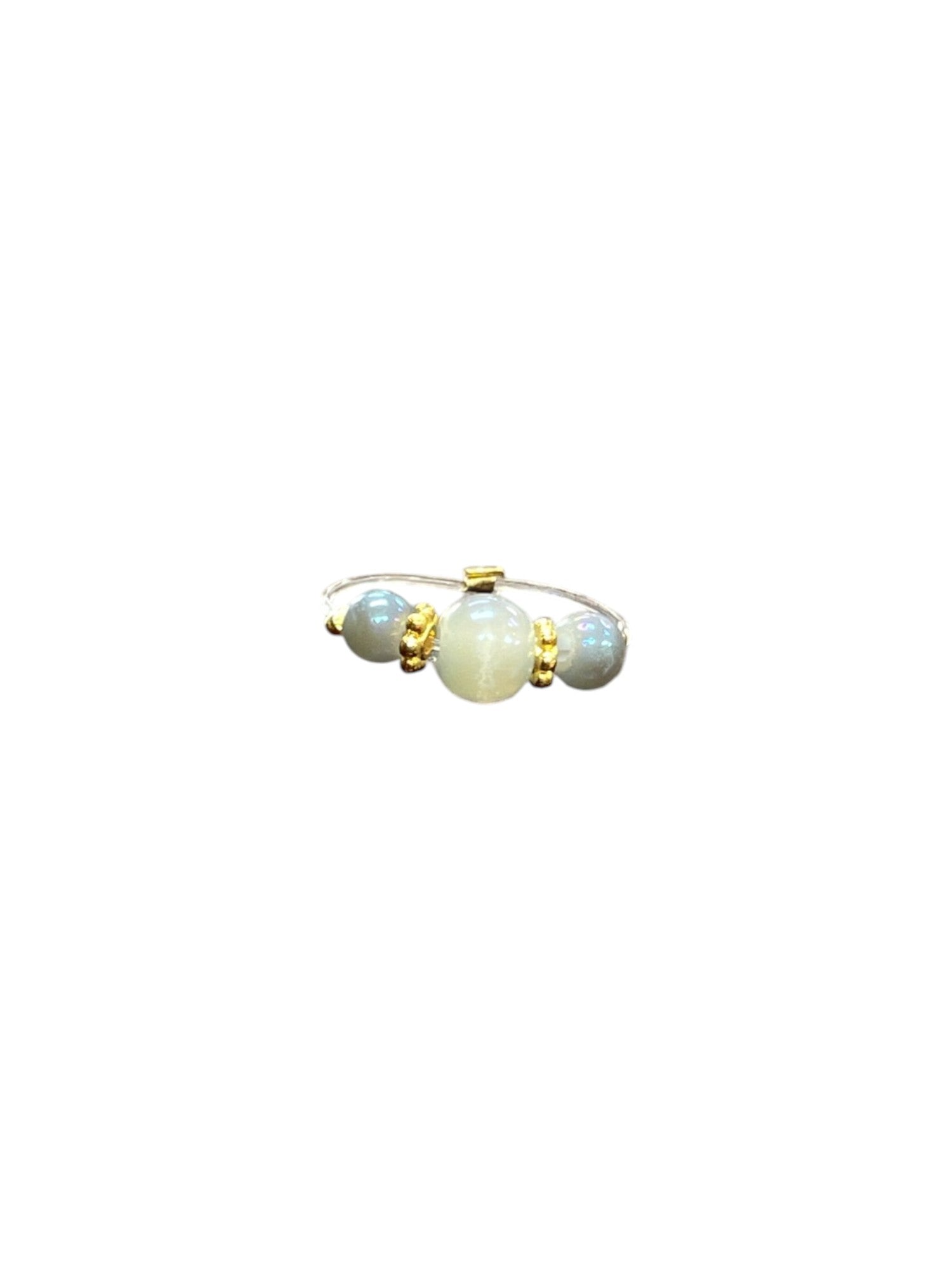 Elastic Pearl Toe Ring | Adjustable Beaded Toe Jewelry
