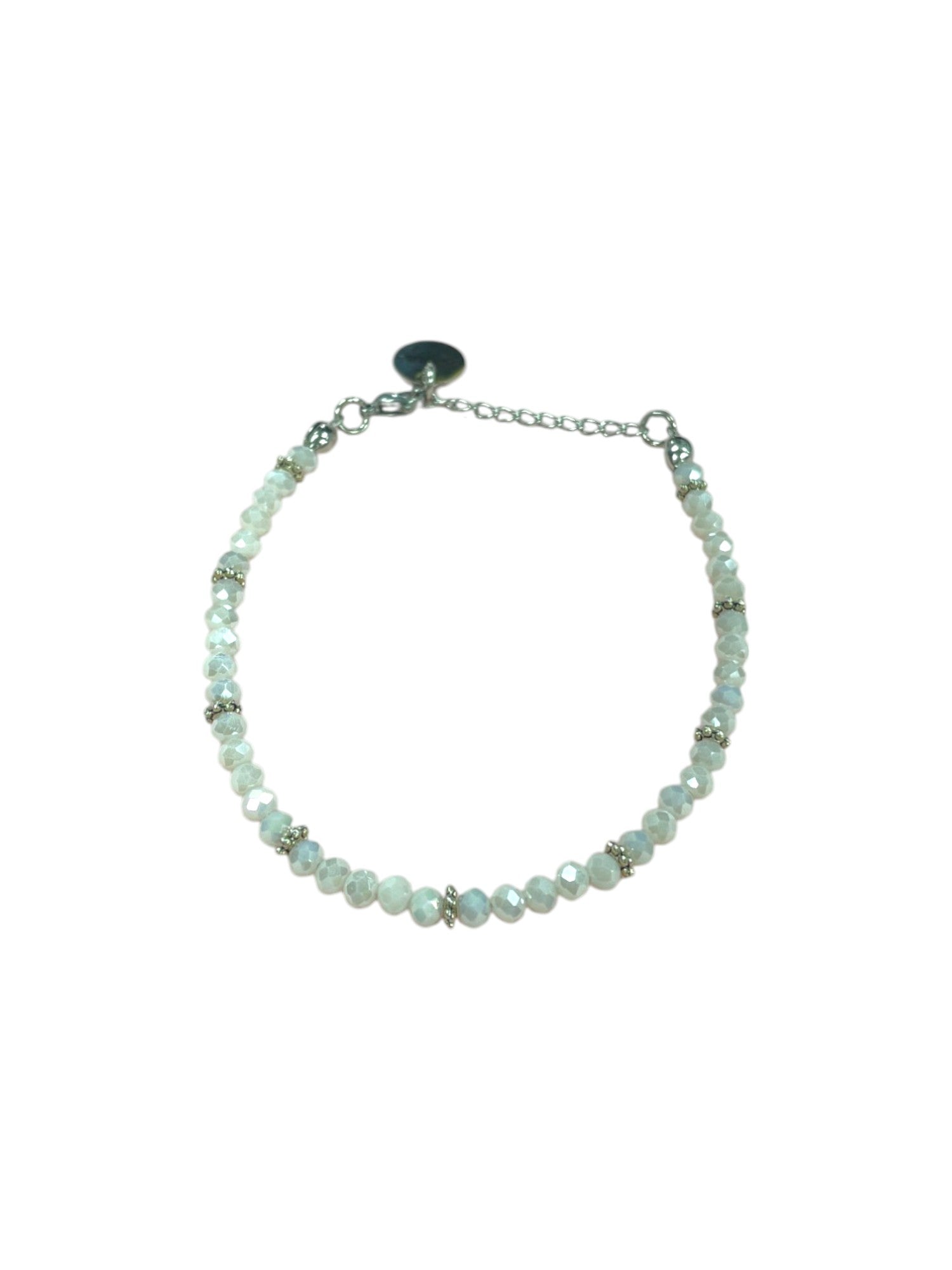 Sparkling Crystal Anklet with Extender Chain | A Touch of Summer Elegance