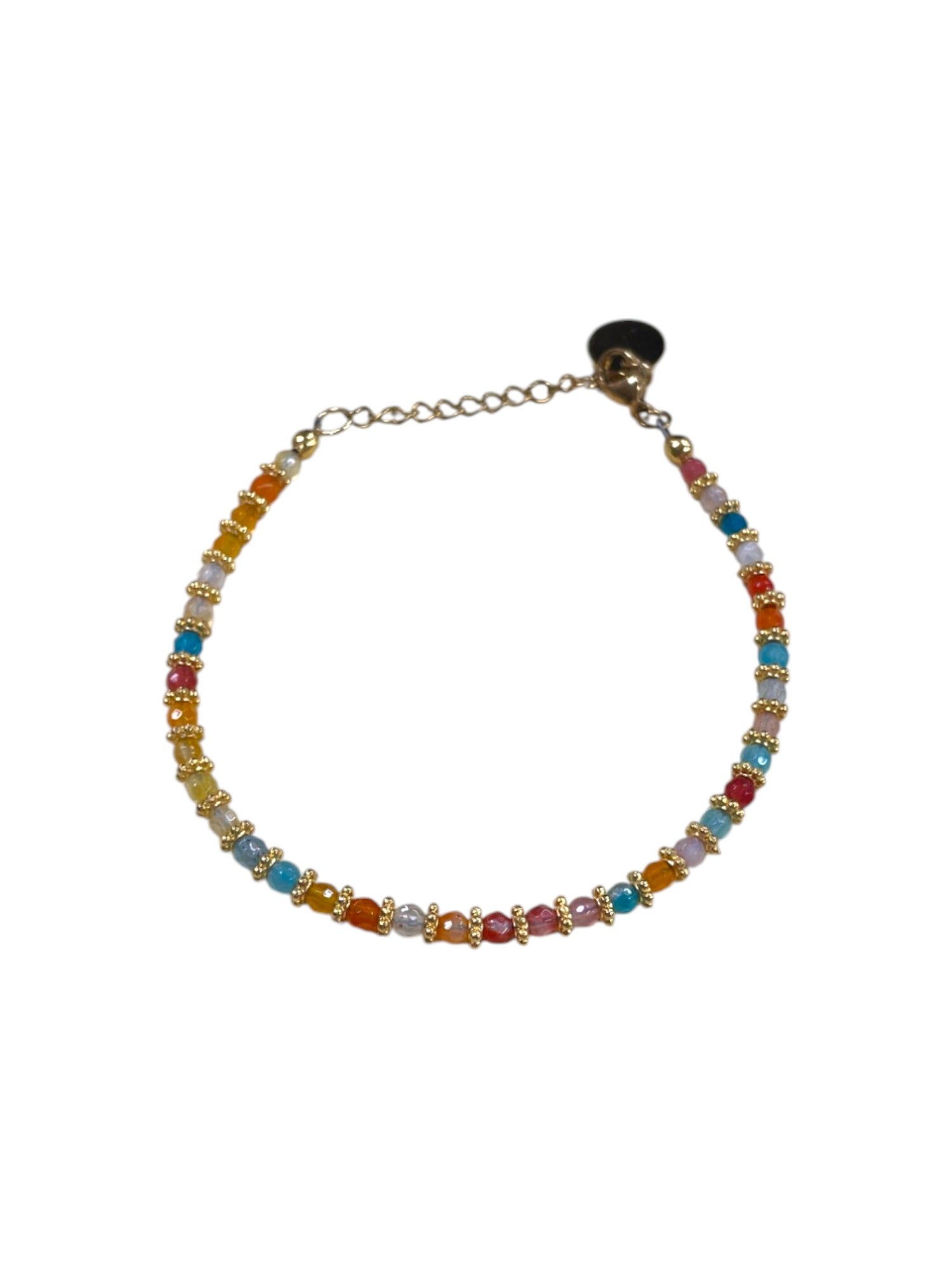 Sparkling Crystal Anklet with Extender Chain | A Touch of Summer Elegance