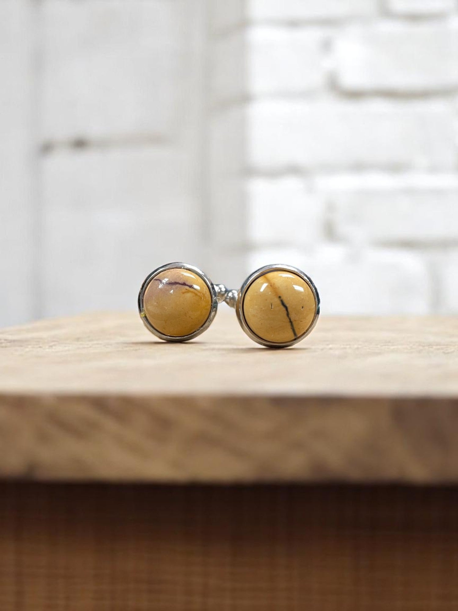 Stone Stainless Steel Cufflinks | Different Stone Options
