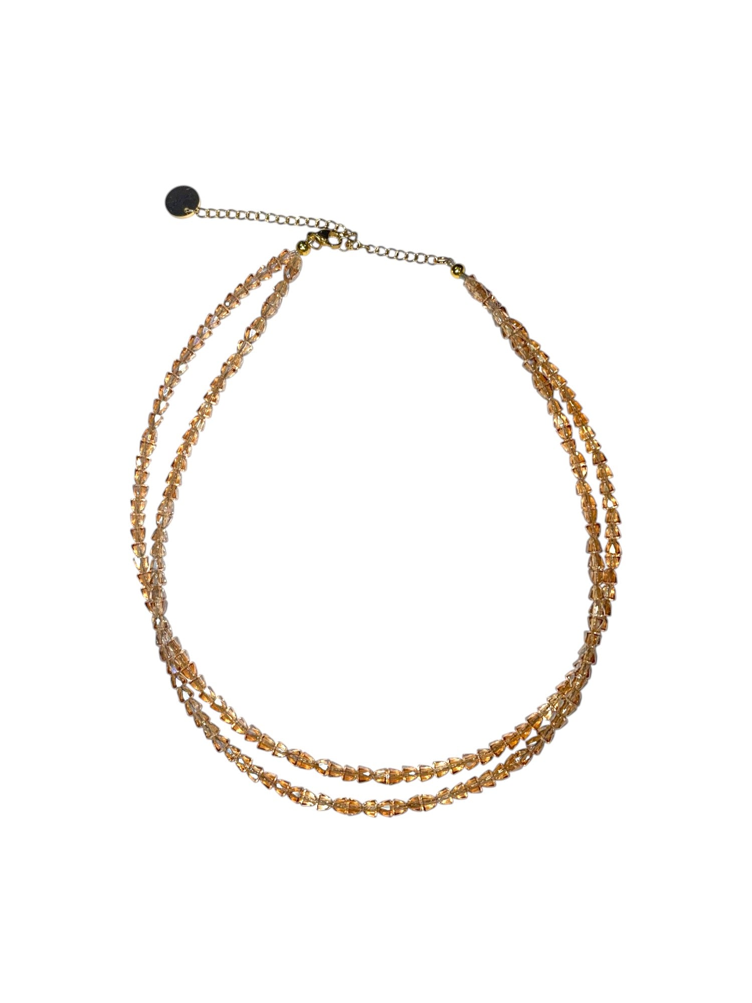 Double Strand Beaded Necklace | Gold & Stainless Steel Options