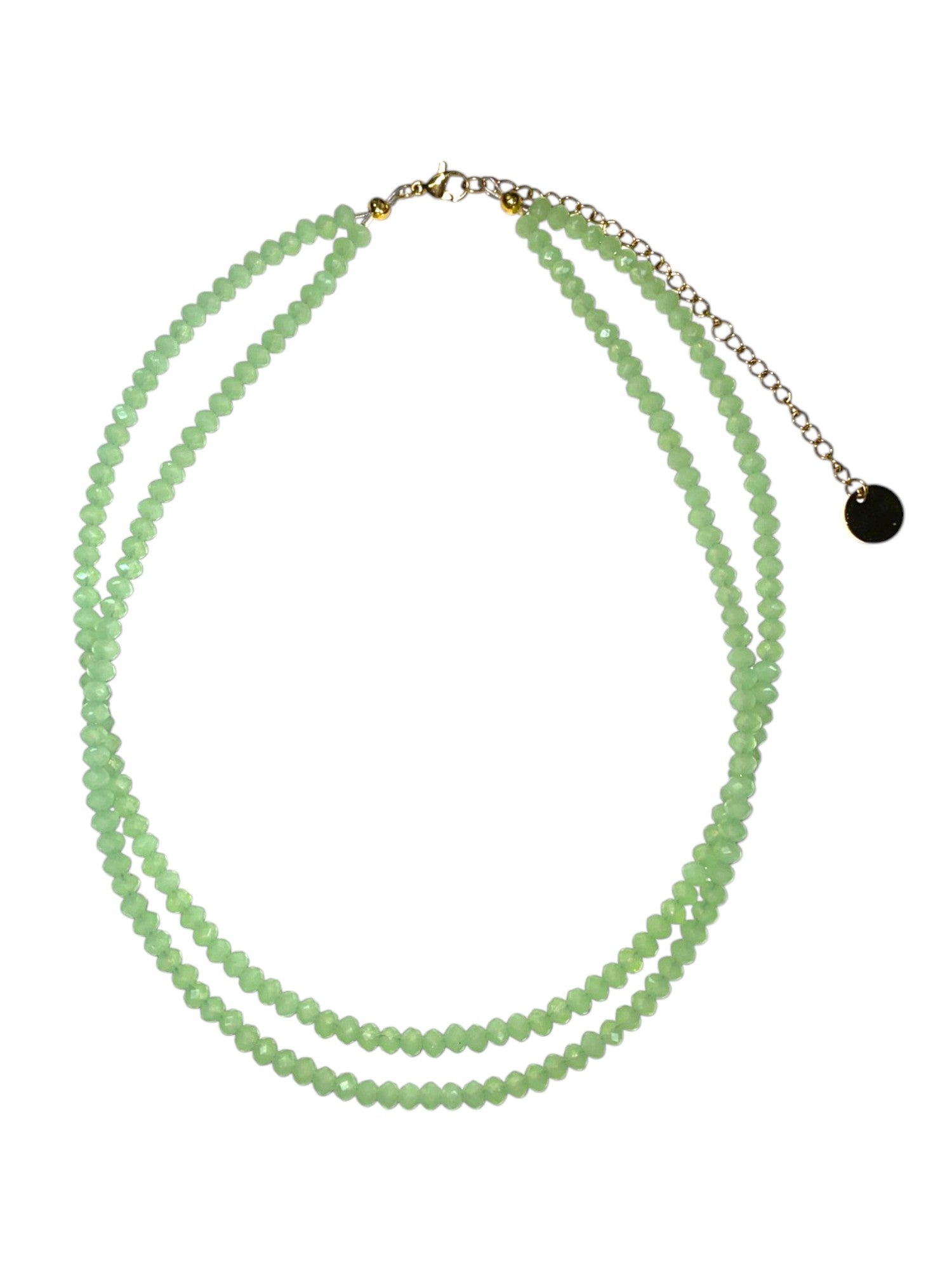 Double Strand Beaded Necklace | Gold & Stainless Steel Options