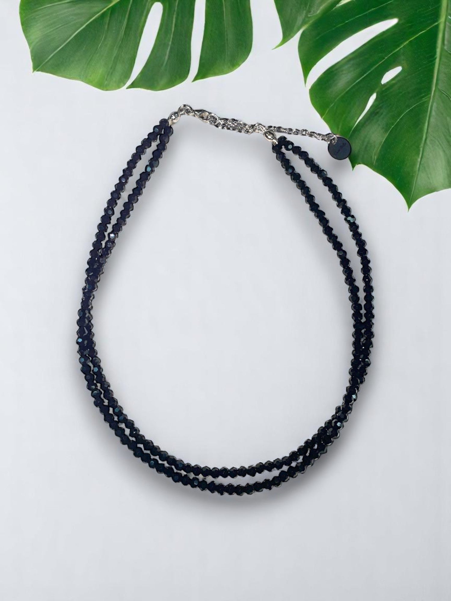 Double Strand Beaded Necklace | Gold & Stainless Steel Options